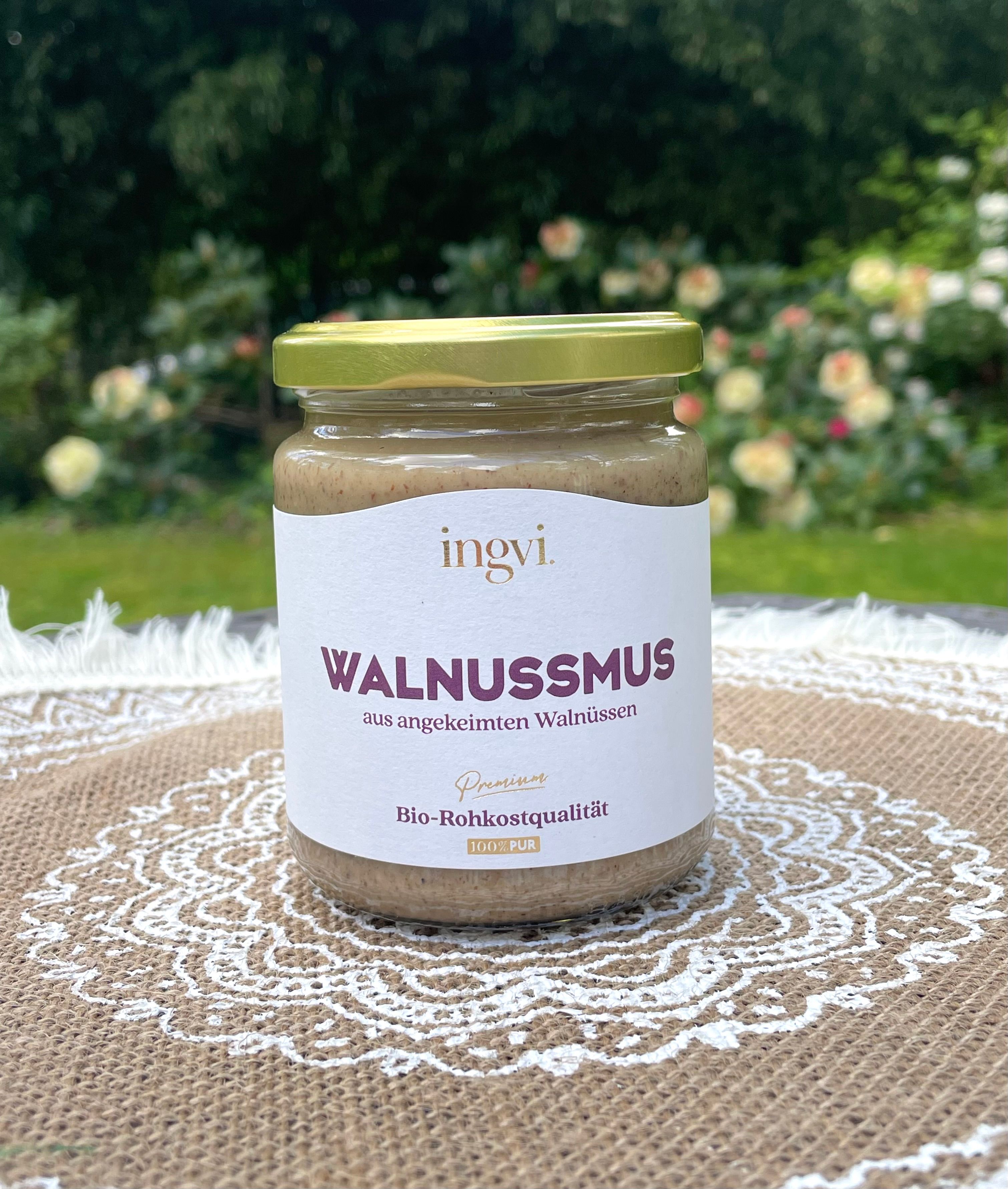 Walnussmus gekeimt, Rohkostqualität, Bio 250g