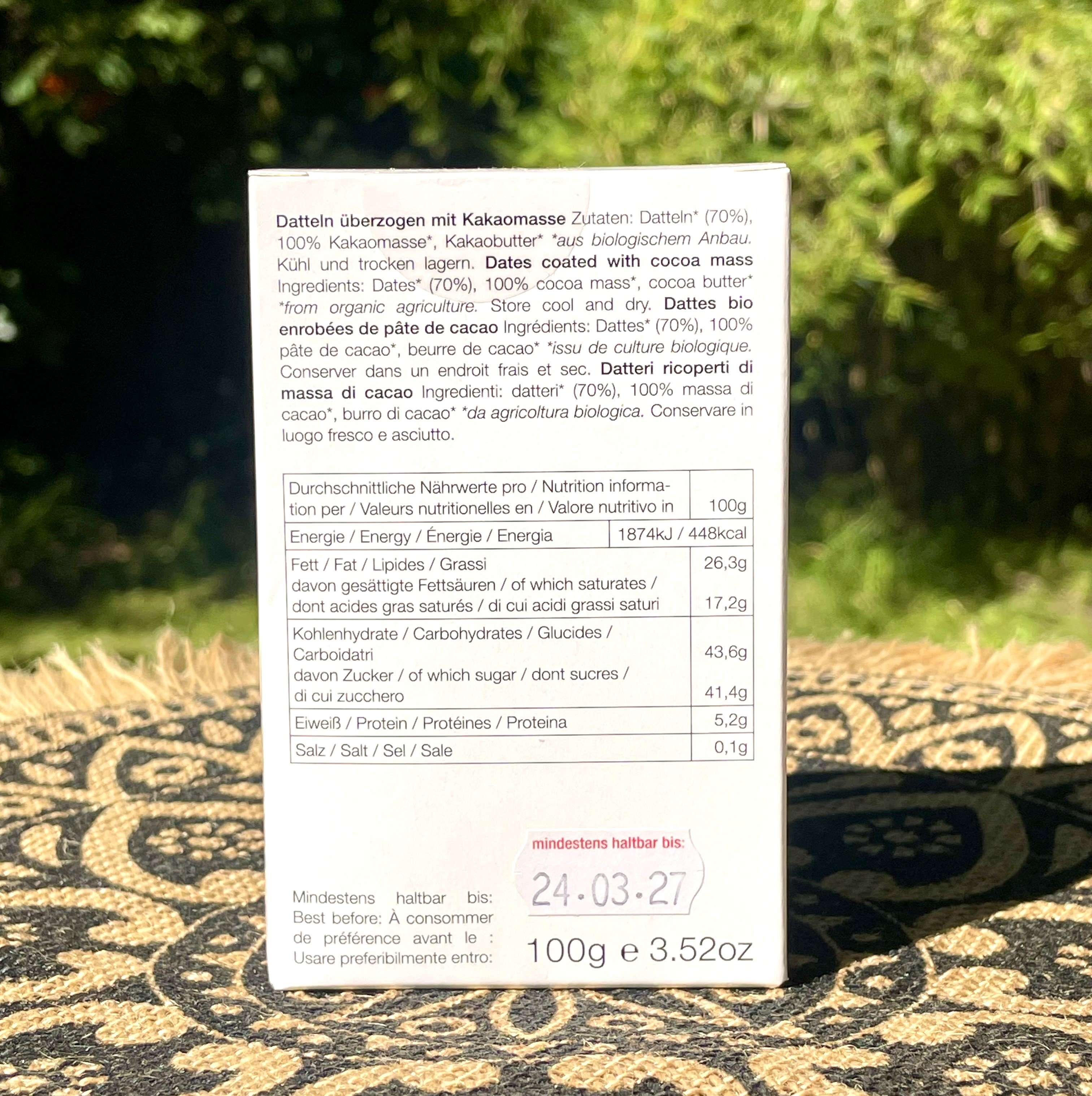 Schokodatteln Mazafati, Bio 100g