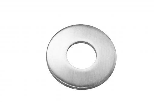 V2A Ronde 100x6, mit Mittelbohrung 43 mm