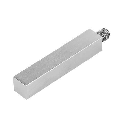Stift aus 12x12 mm mit Außengewinde M8, V2A