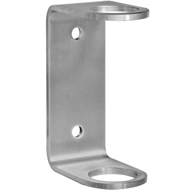 V4A Wandbefestigung für Rohr 42,4 mm, 150x60x6 mm