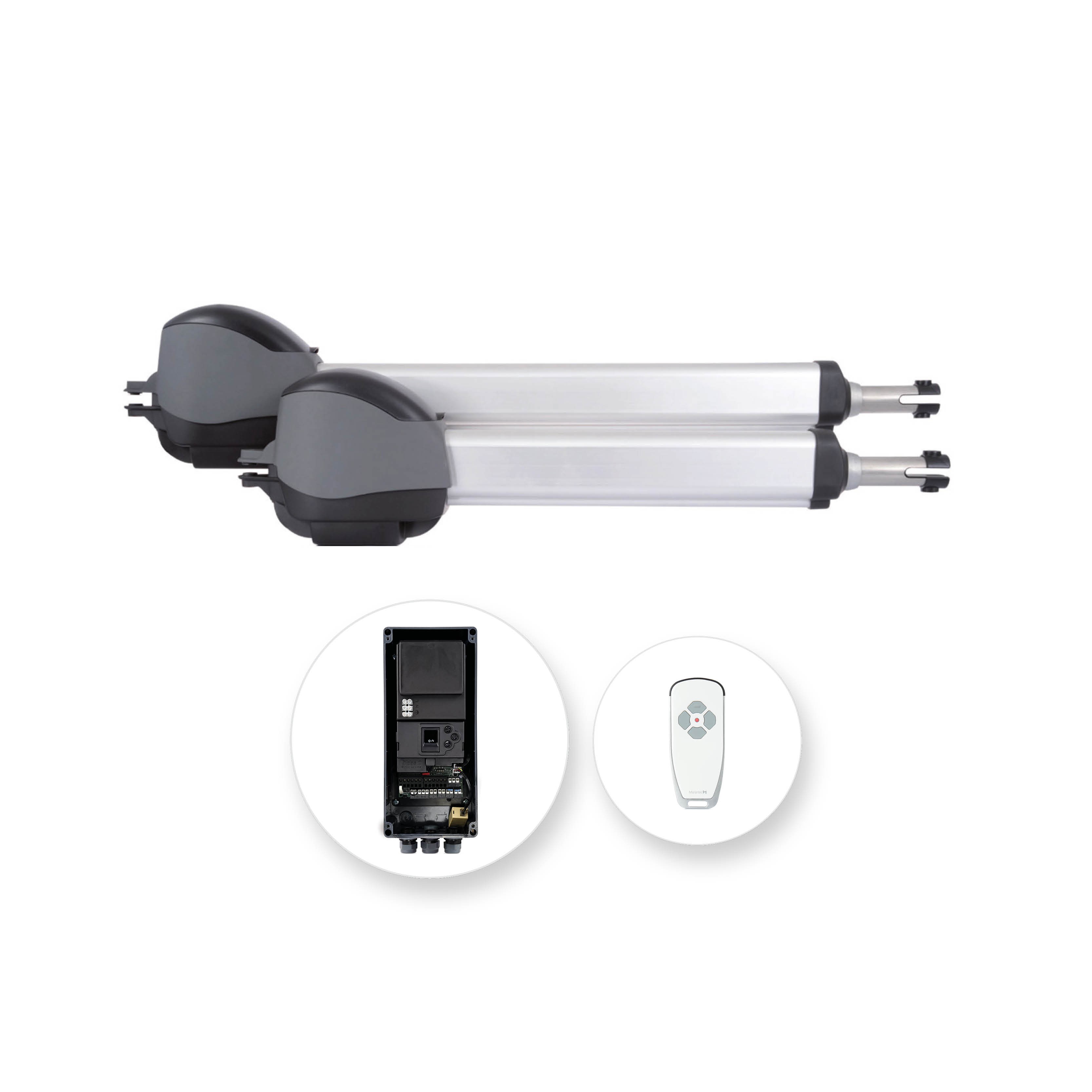 KIT Comfort 525 für Drehtore, Flügelbreite 3 m, zweiflügelig