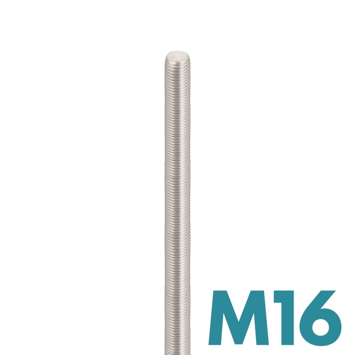 FDS_M16 Threaded Rod, DIN 976-1, 8.8, form B, zinc-plated_1M