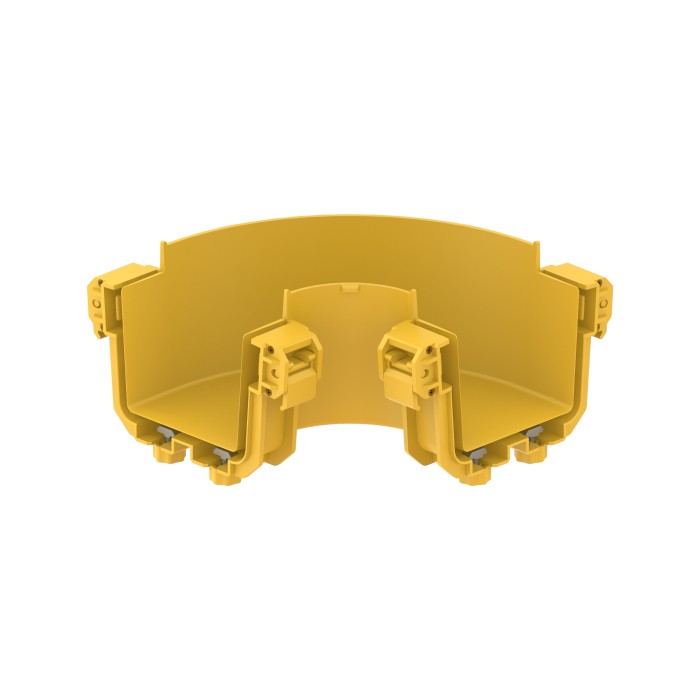 FDS_100mm 90˚ Horizontal Elbow Connection  Body 