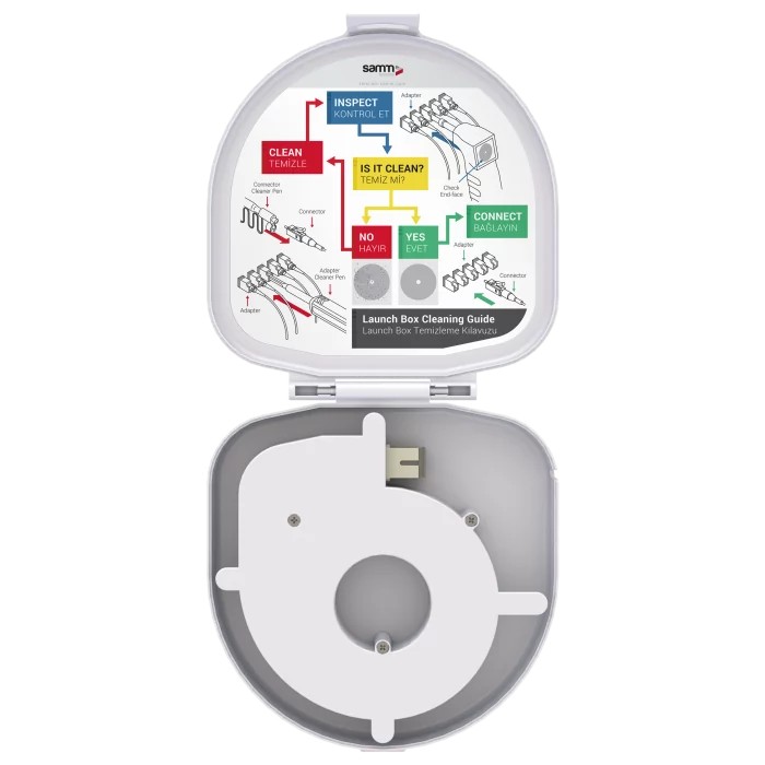 Adapter Type Fiber Optic OTDR Launch Box | Multi-mode G651.OM2 | SC UPC/SC UPC | 150 meters