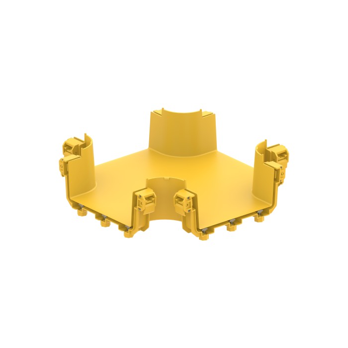 FDS_200mm 4-Way Cross Connection Body