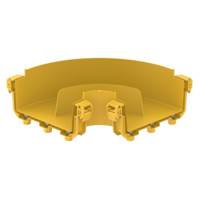 FDS_200mm 90˚ Horizontal Elbow Connection Body