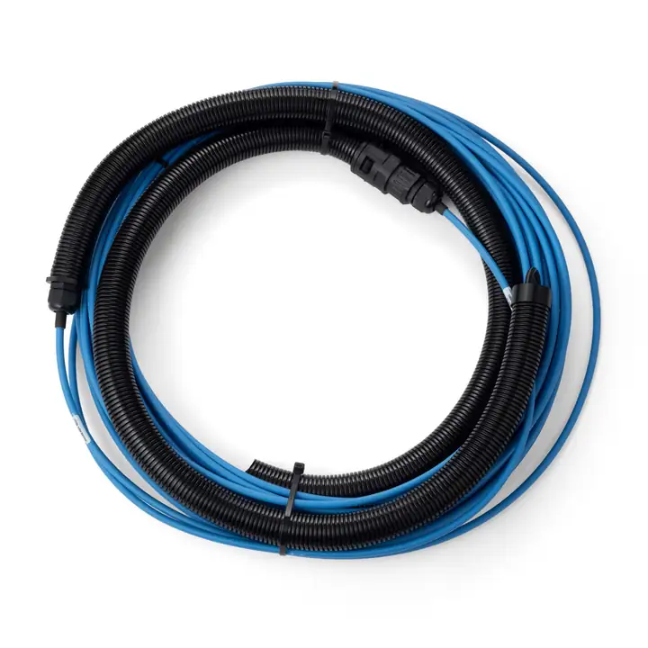 Vorkonfektioniertes OS2-LWL-Universalkabel mit LC-Steckern und Steckerschutz