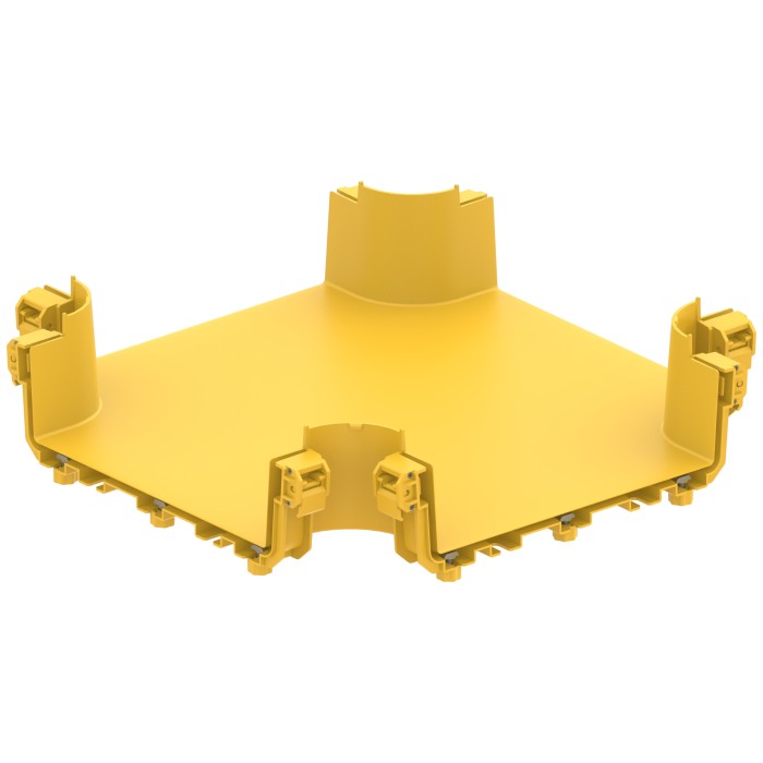 FDS_300mm 4-Way Cross Connection Body
