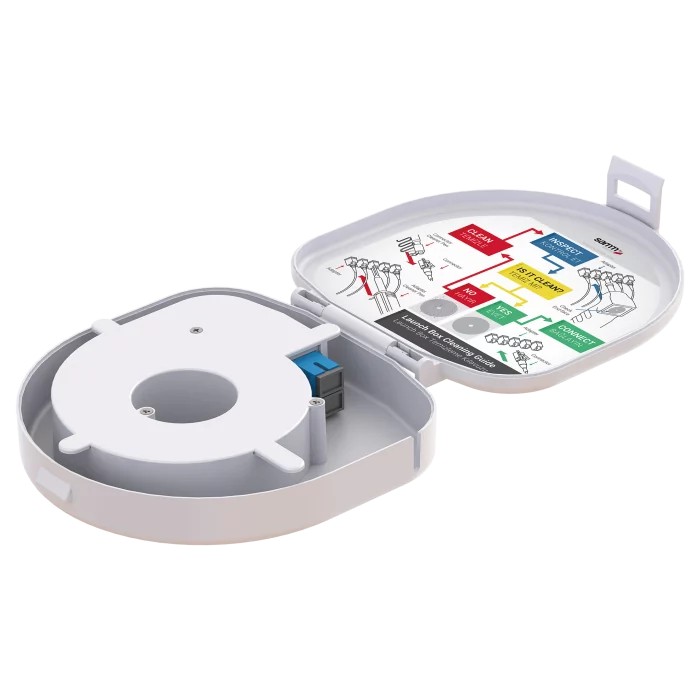 Adapter Type Fiber Optic OTDR Launch Box | Single Mode G657.A2 | SC UPC/SC UPC | 1000 meters