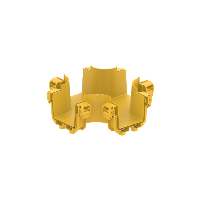 FDS_100mm 4-Way Cross Connection Body