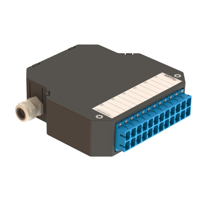 DIN Rail Termination Box | 12 SC Duplex | DP3