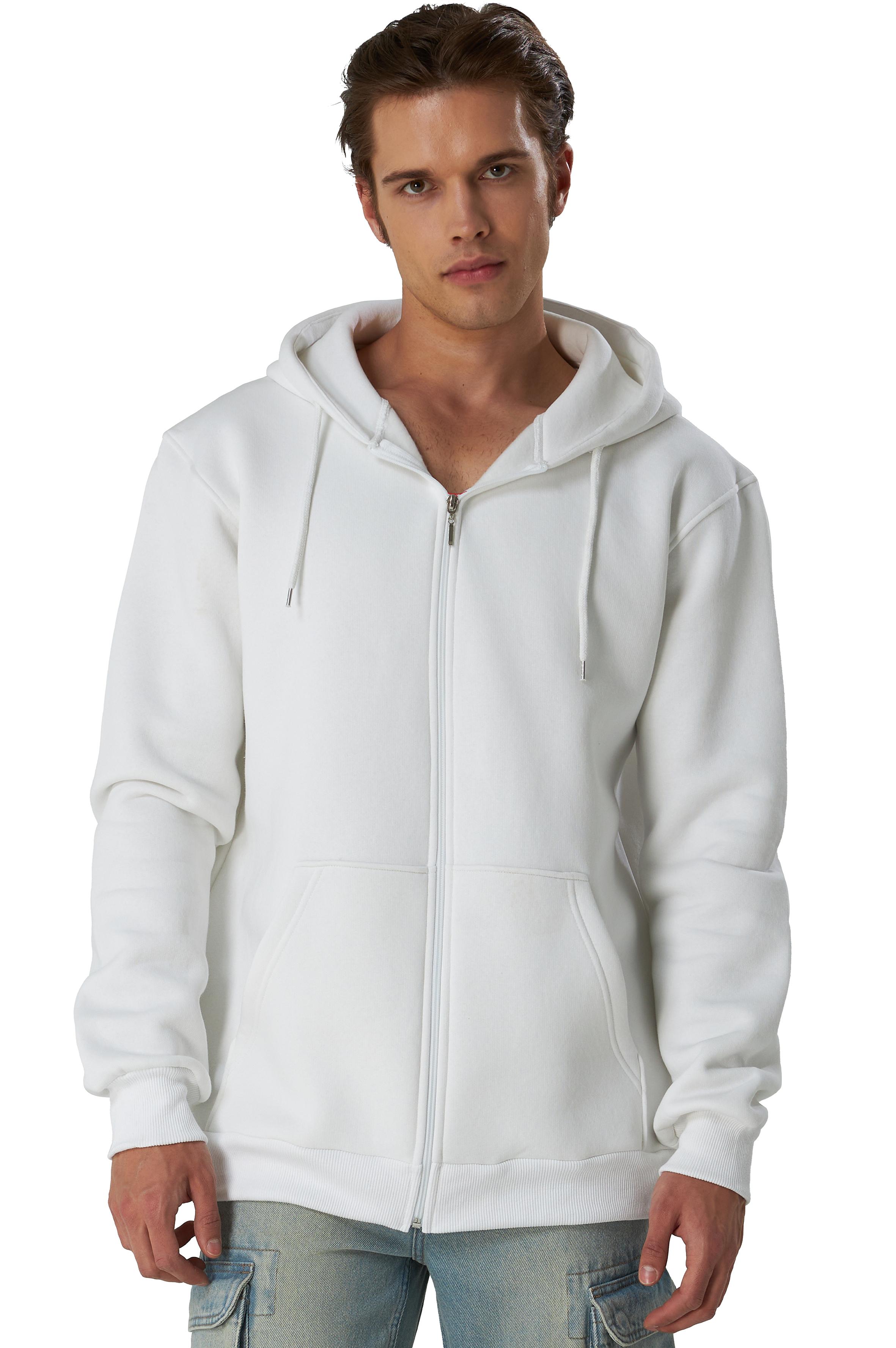 Zip Hoodie Herren - Kapuzensweatjacke mit Reißverschluss