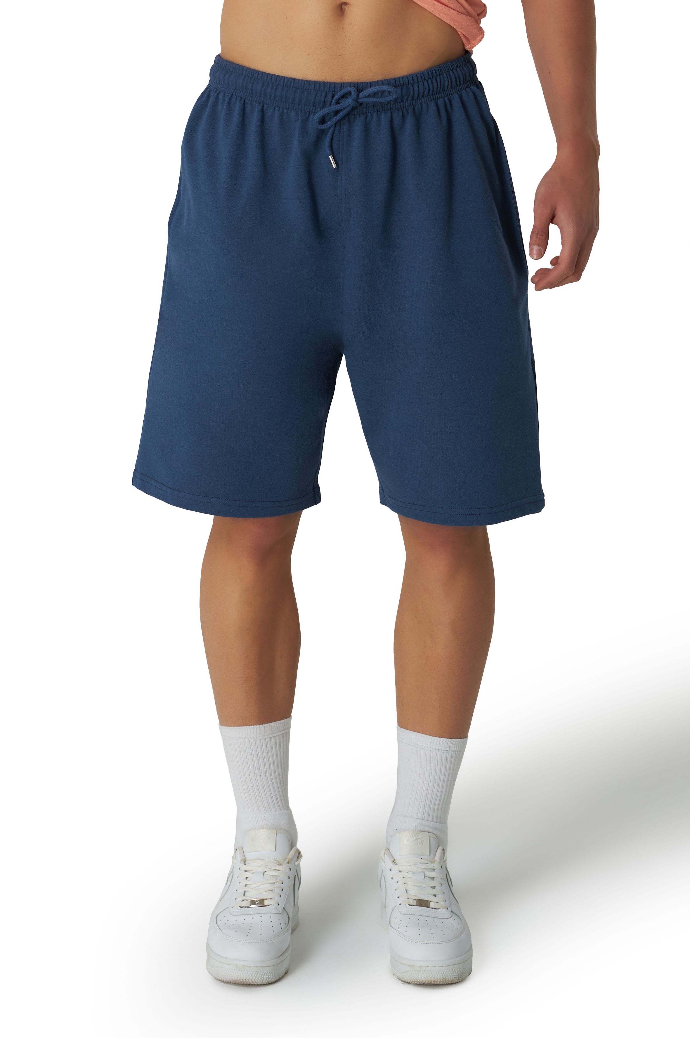 Sweatshorts-Seitlich Pocket Herren - Navy