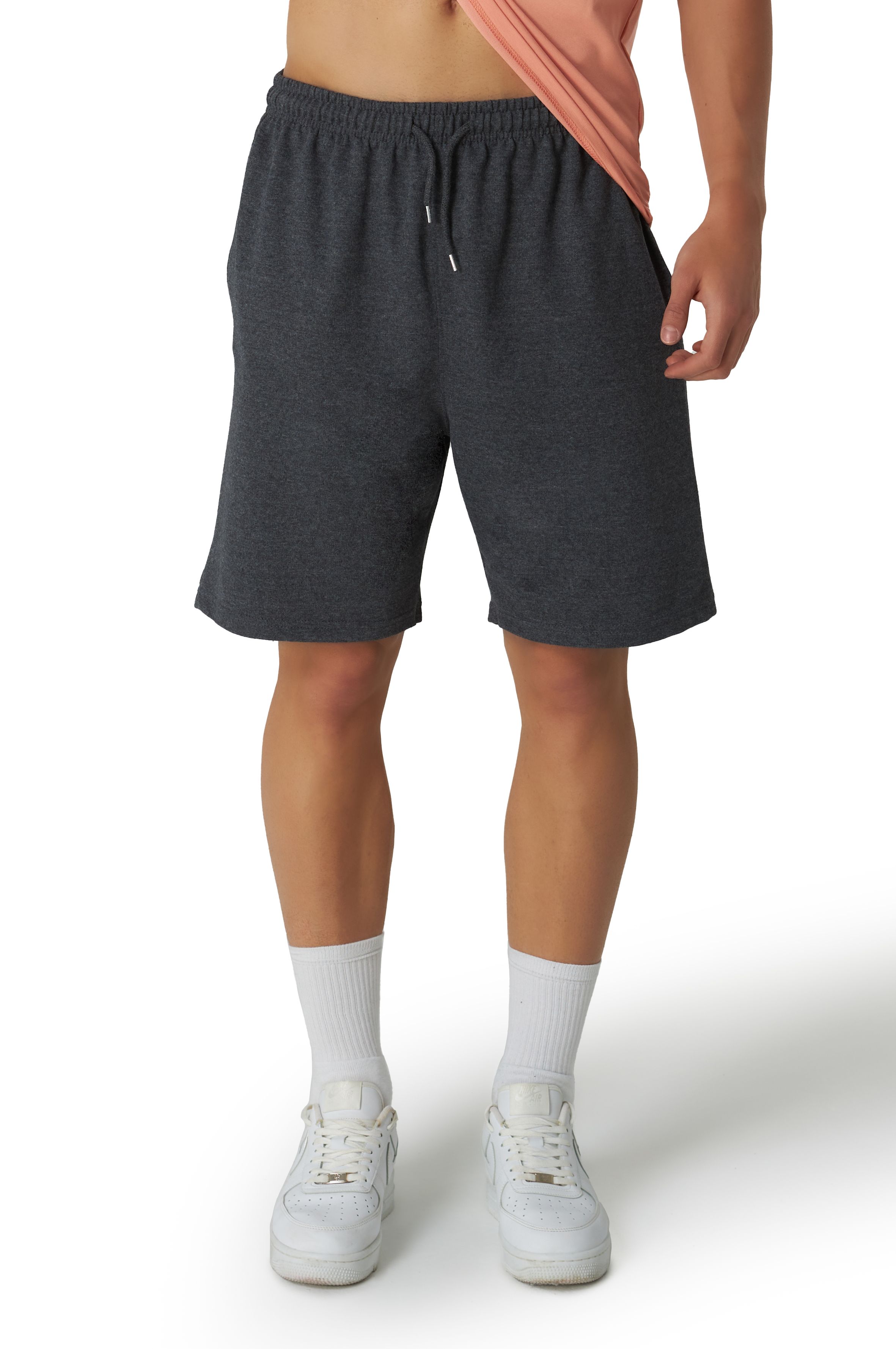 Sweatshorts-Seitlich Pocket Herren - Anthrazit