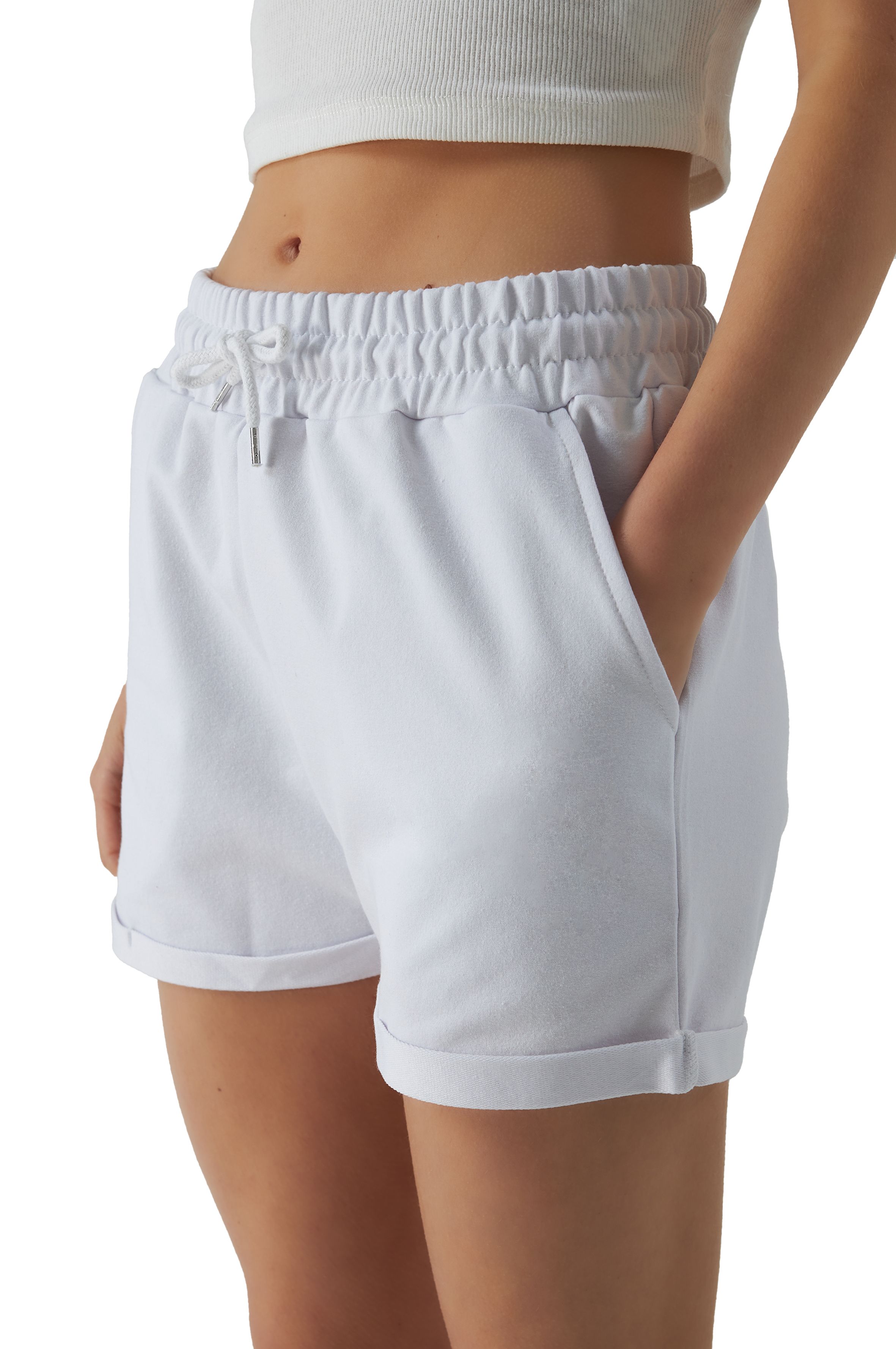 Sweatshorts mit Liner Damen