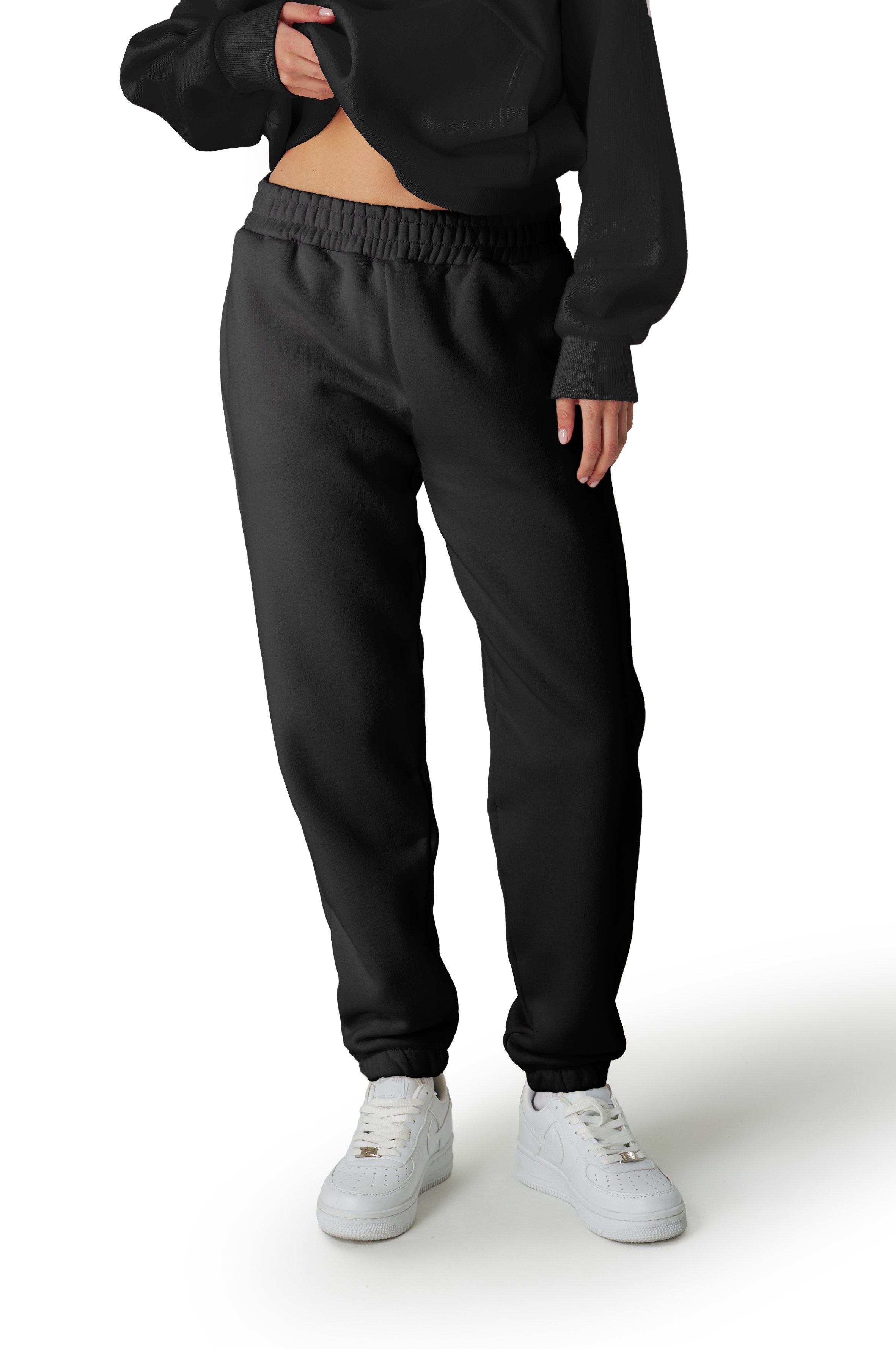 Jogginghose Damen - Fleece - Anthrazit