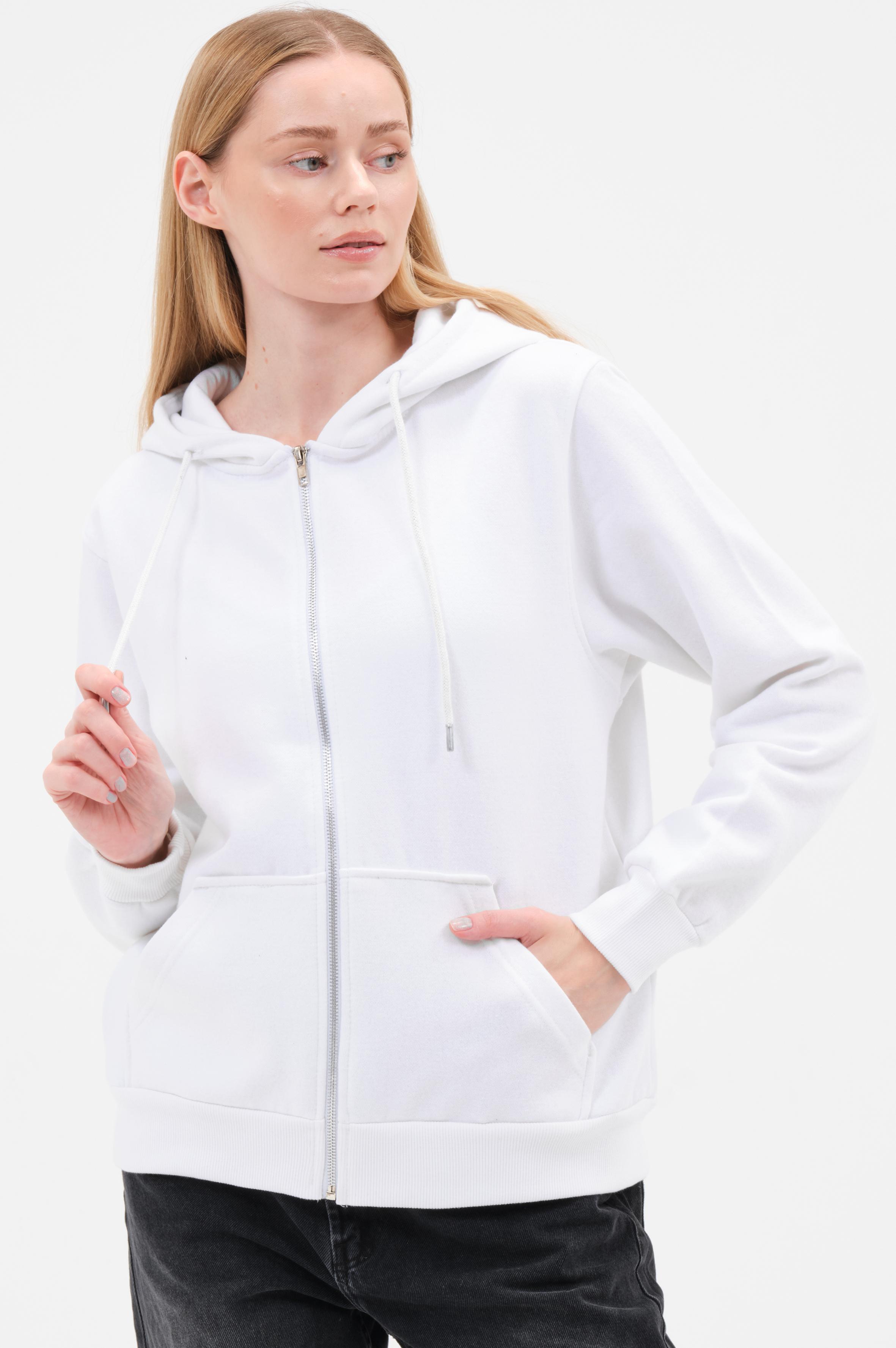 Zip Hoodie Damen - Kapuzensweatjacke mit Reißverschluss