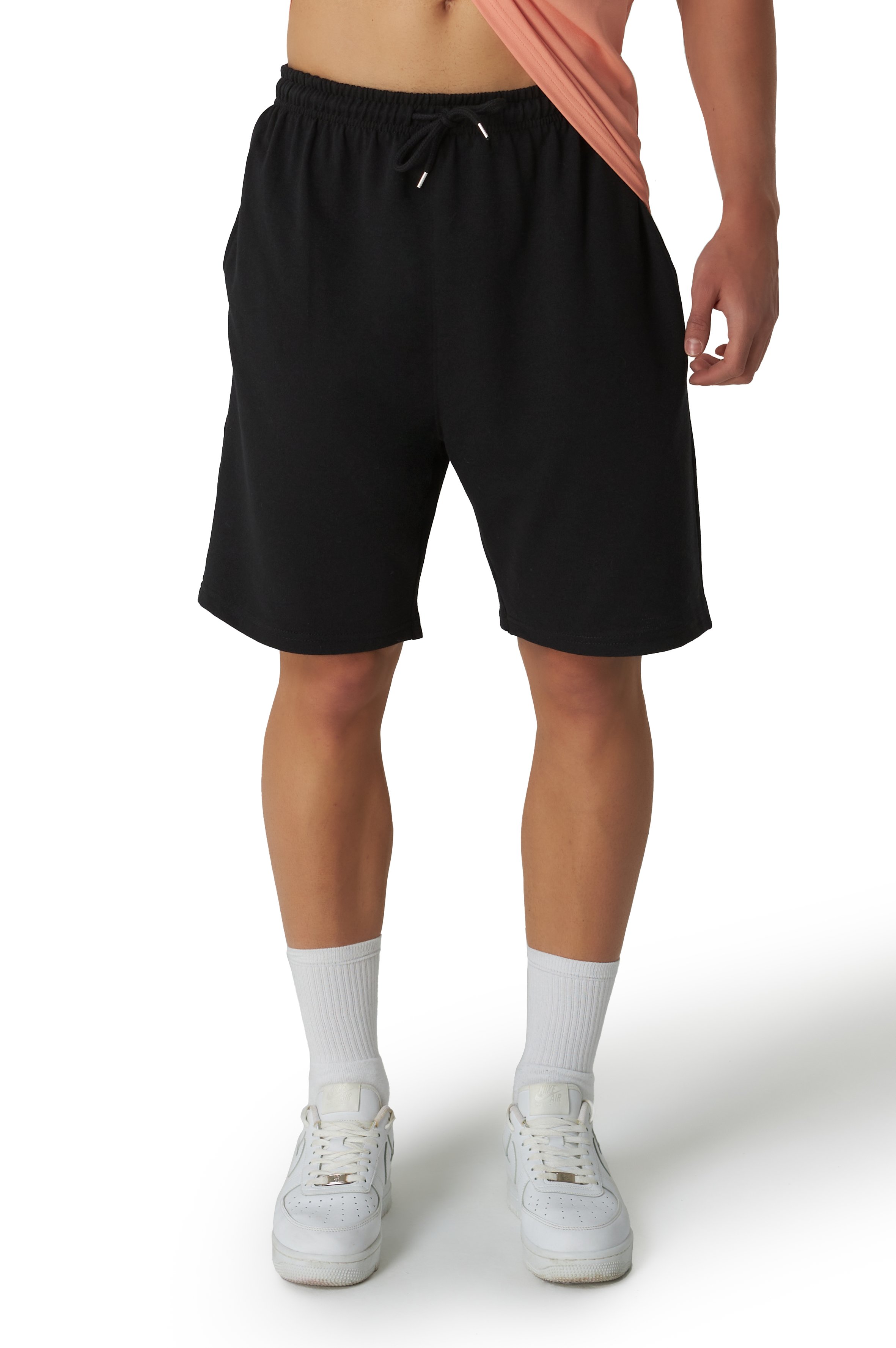 Sweatshorts-Seitlich Pocket Herren - Schwarz