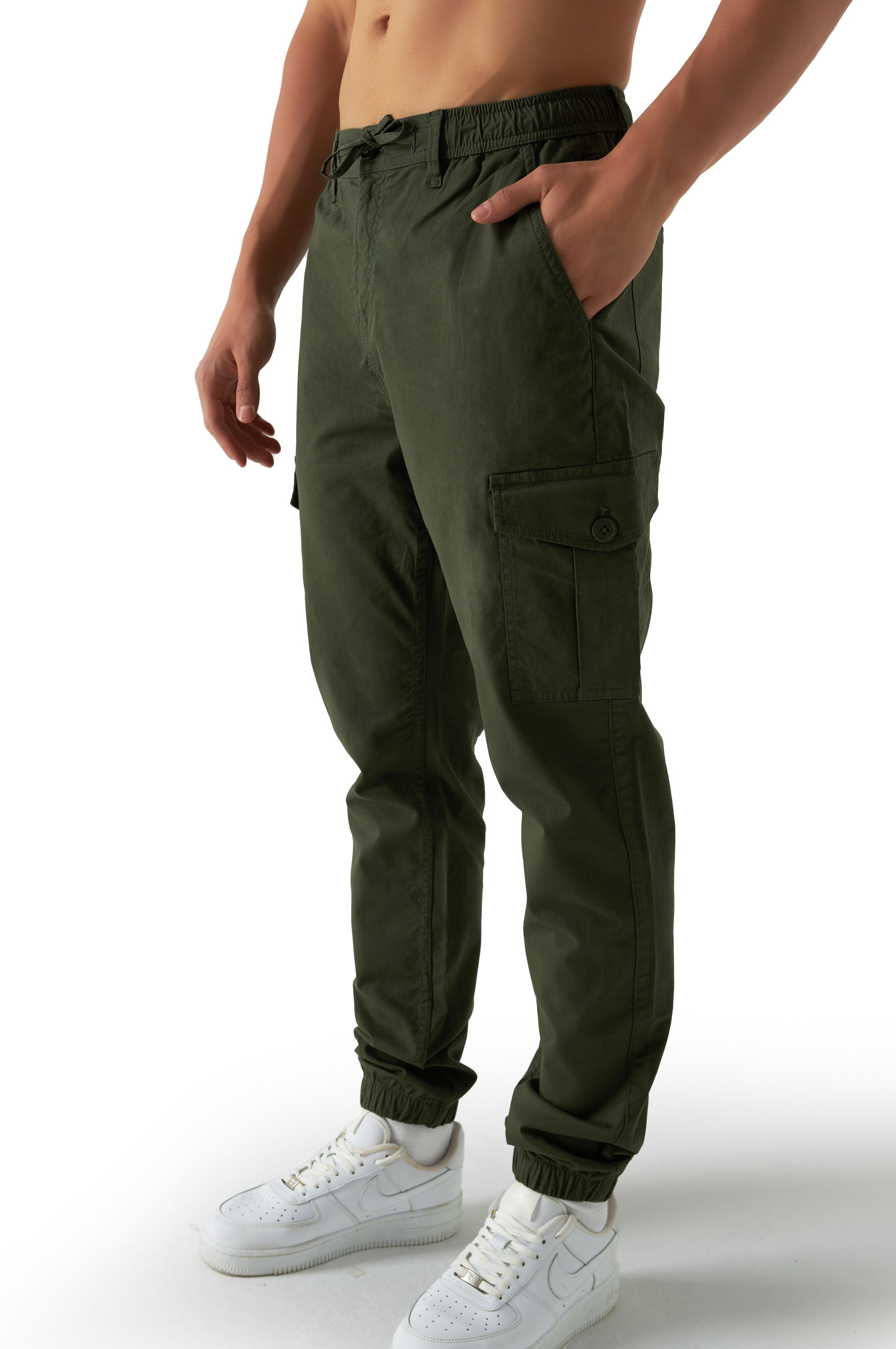 Smith Solo Cargo Hose Herren aus Twill  - Khaki