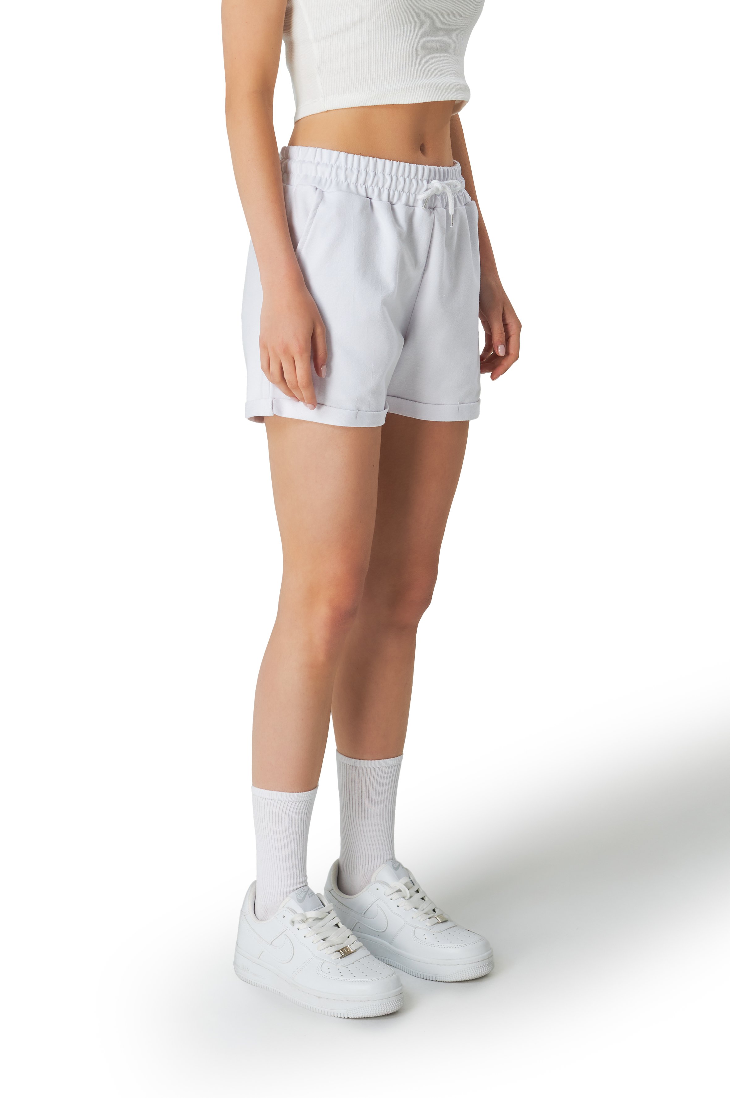 Sweatshorts mit Liner Damen