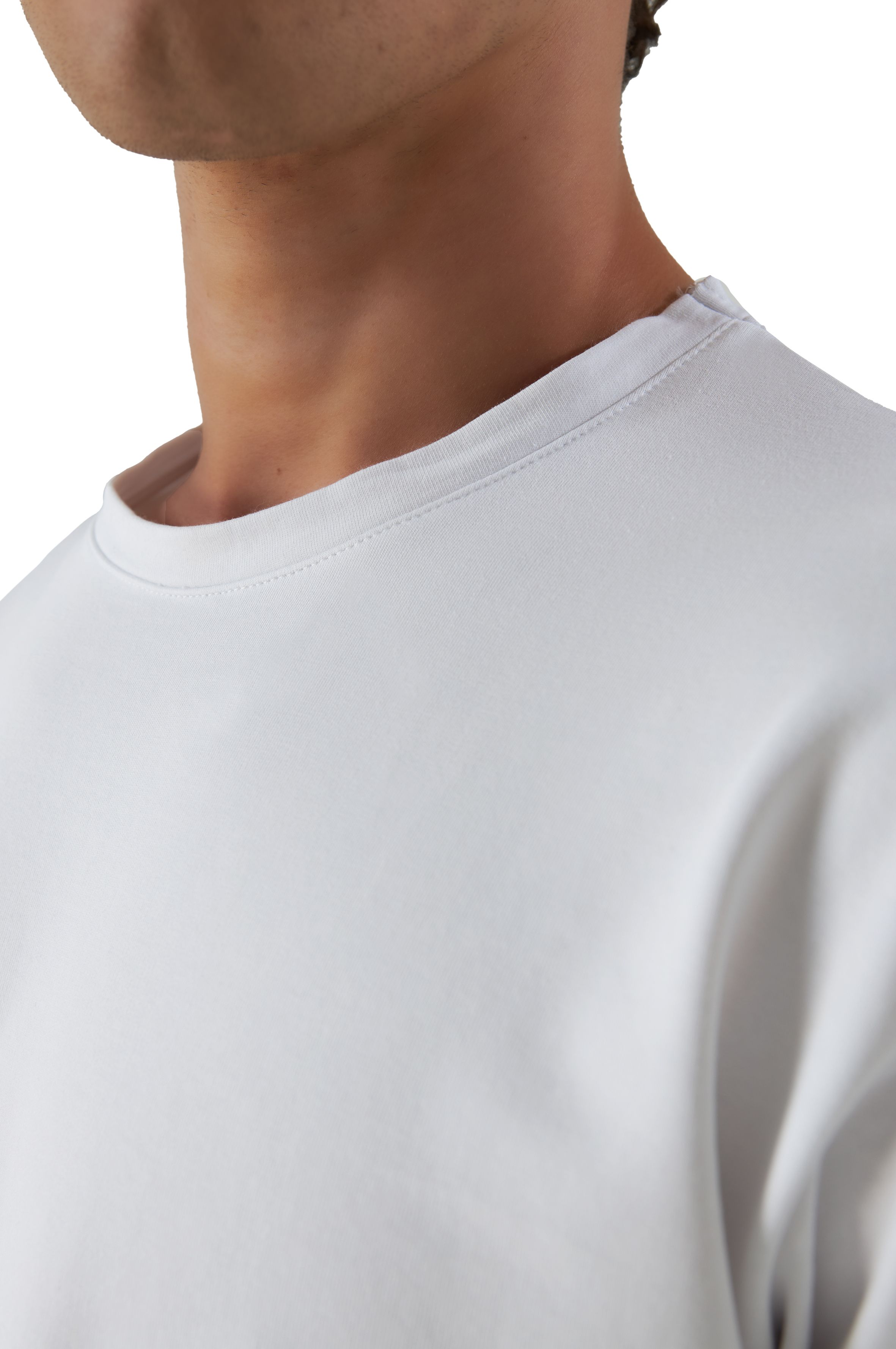 Basic T-Shirt Baumwolle - Herren 