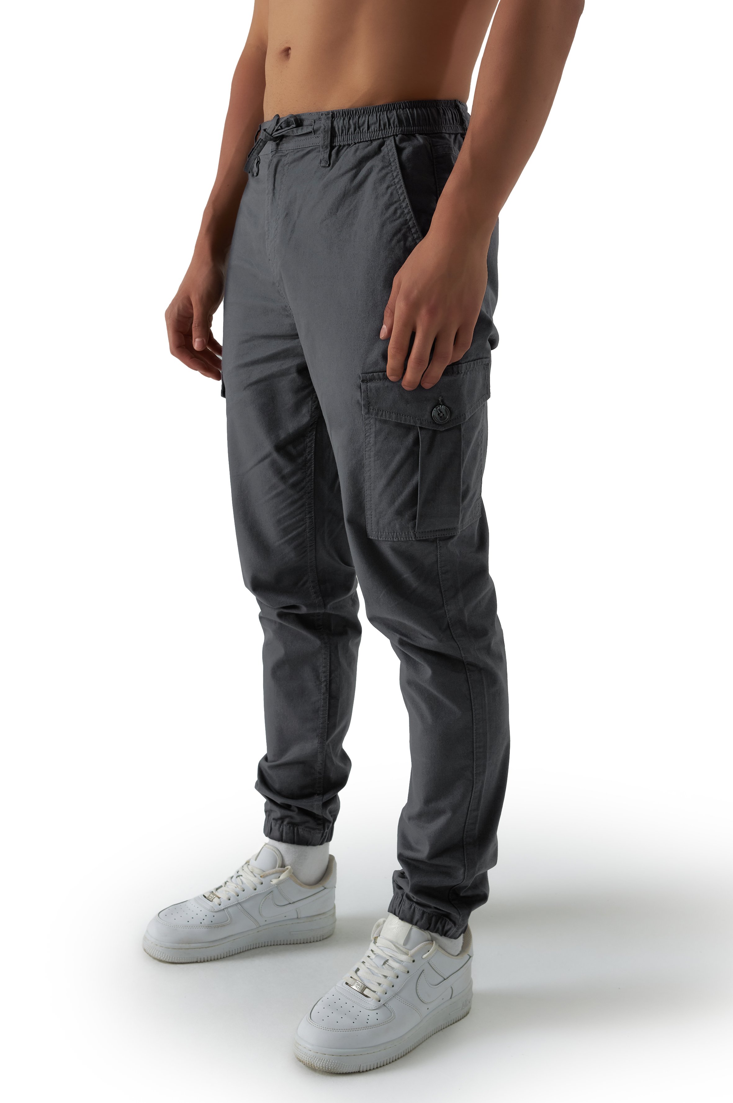 Smith Solo Cargo Hose Herren aus Twill  - Anthrazit