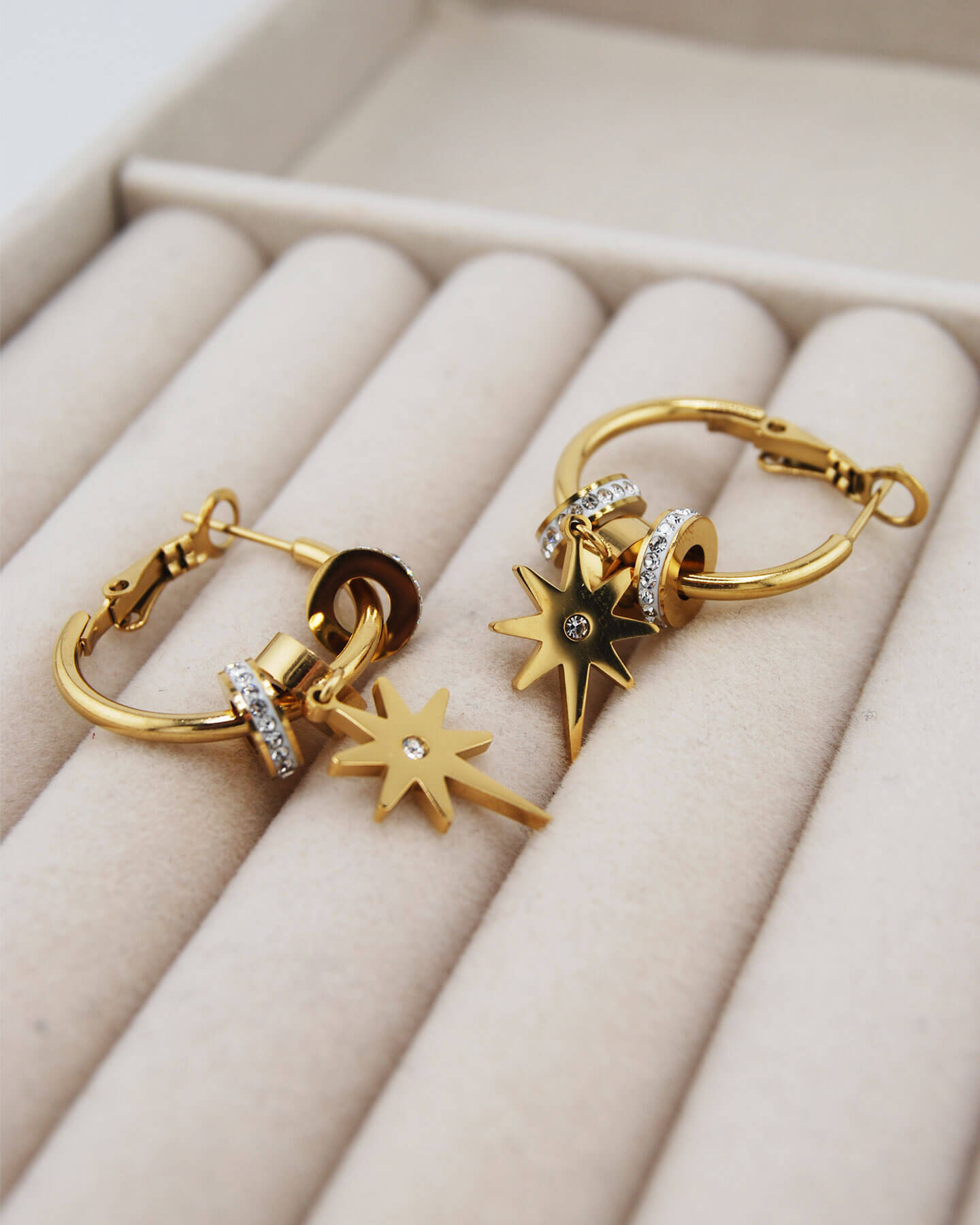 Zylinder Stern Creolen