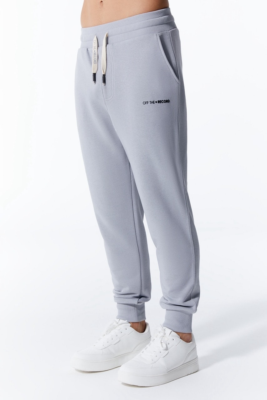 Grau Jogger-Modell Herren-Sweatpant Jogginghose