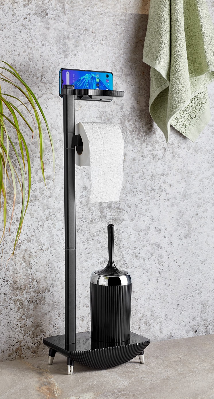 Bürste WC-Set - Schwarz