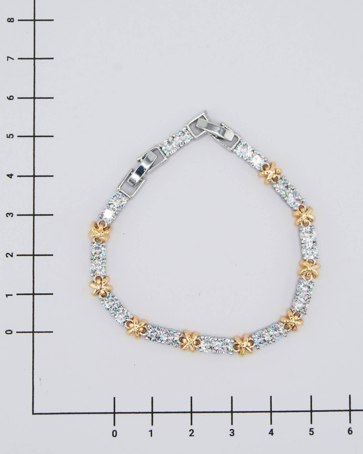 XX-Armband mit Zirkonstein