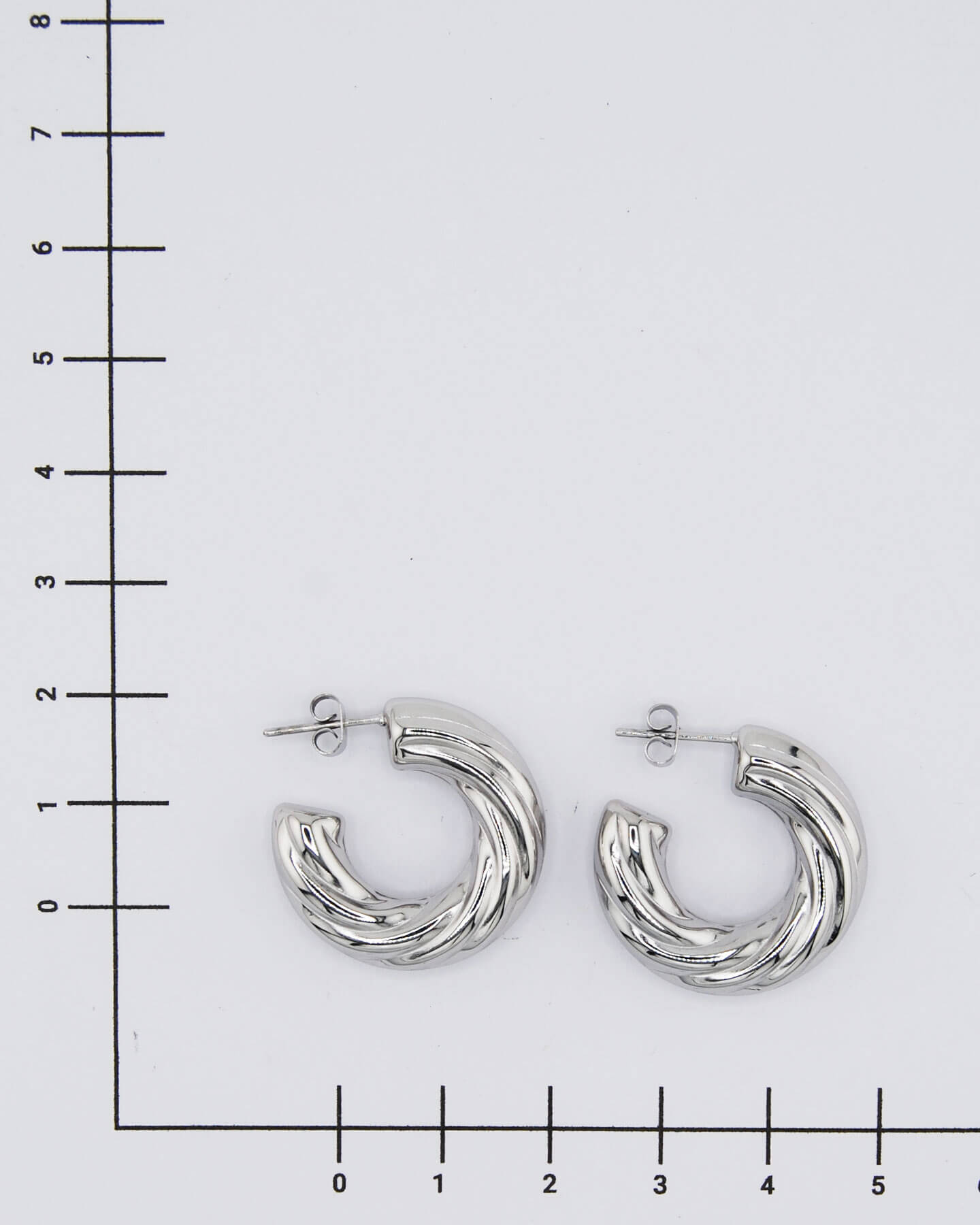 Twisted Creolen Silber