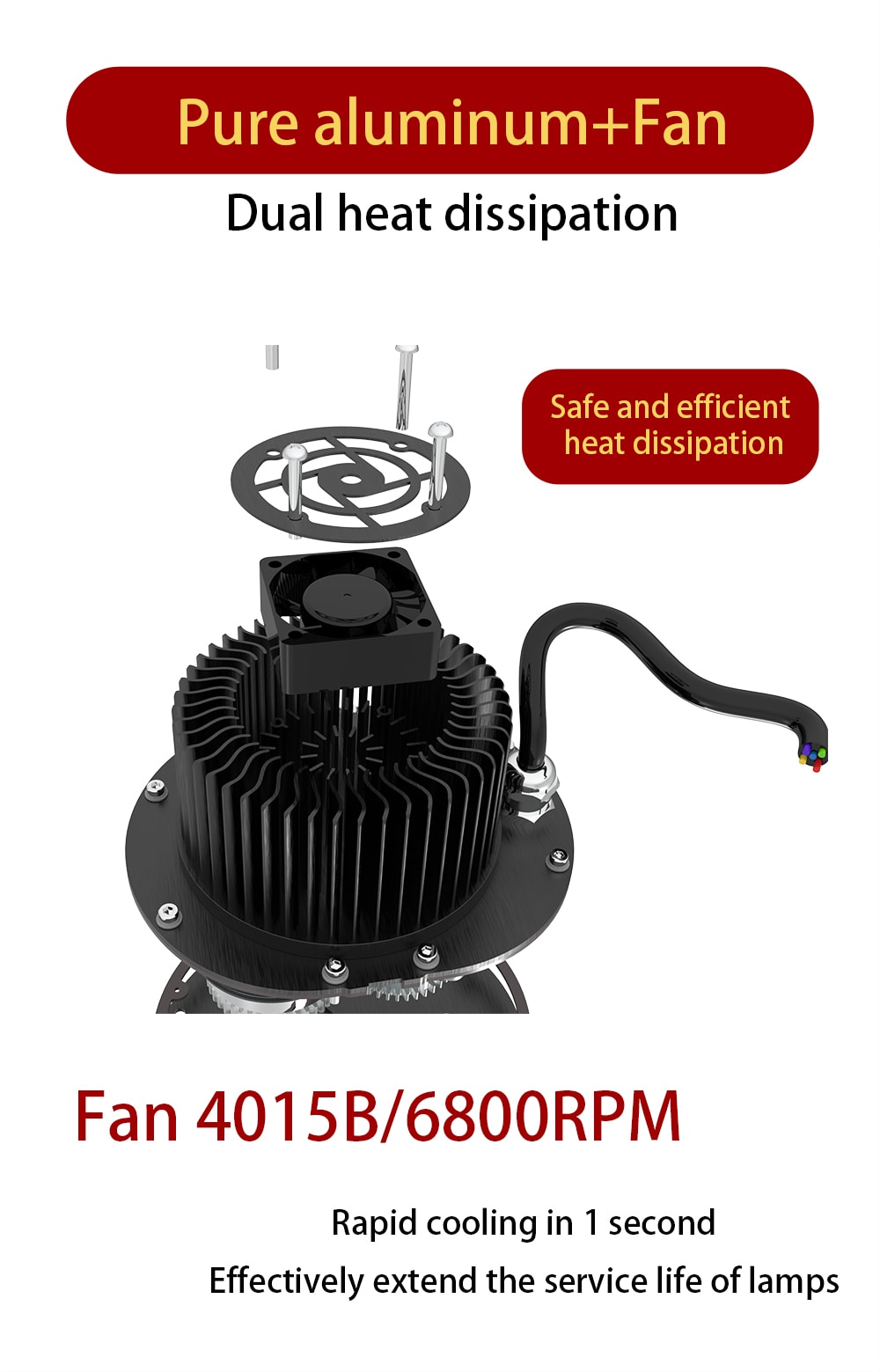 LED 100W GOBO Logo Projektor LED GOBO Projektor Werbung Logo Im Freien IP67
