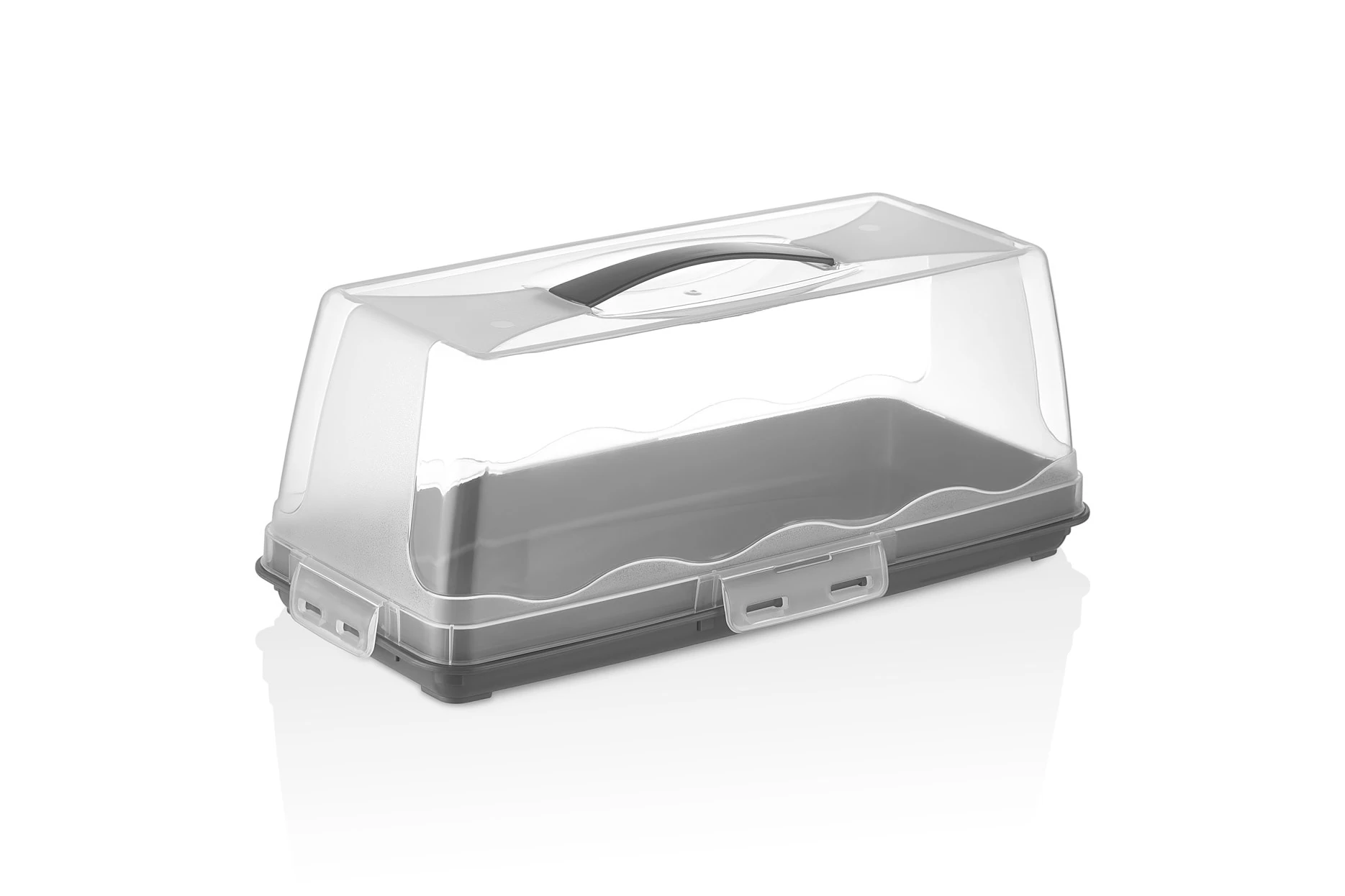 Rechteckiges Kuchenbehälter BATON - Anthrazit