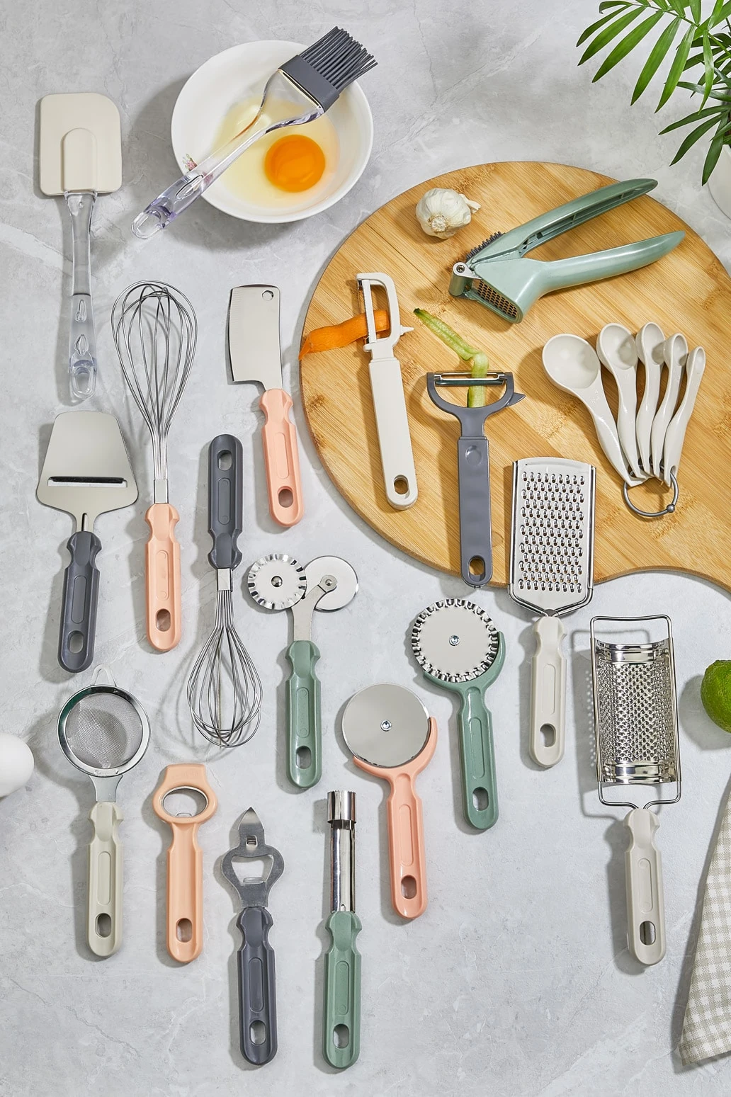 Knoblauchpresse LUX - Beige