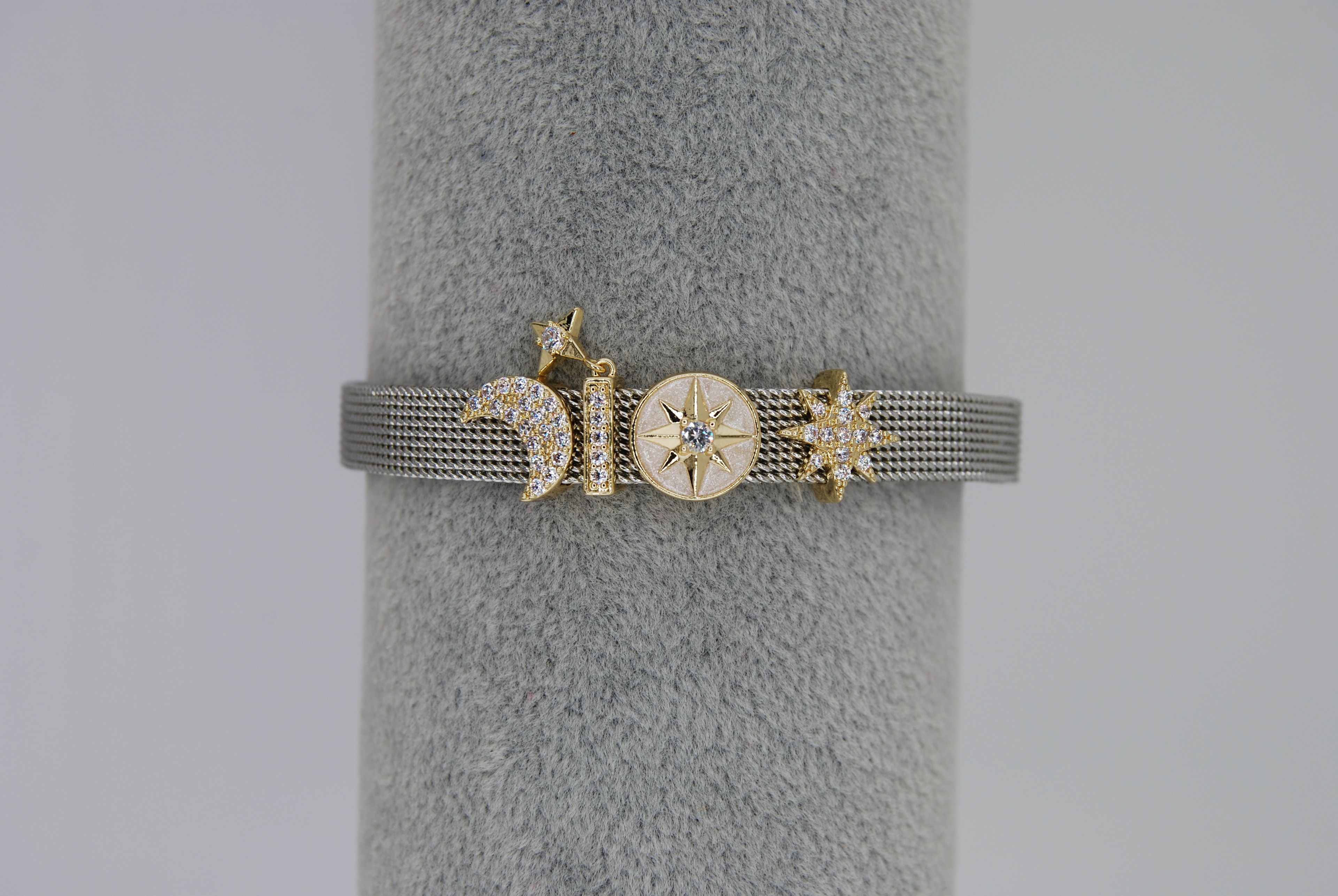 Armband Stern und Mond Silber