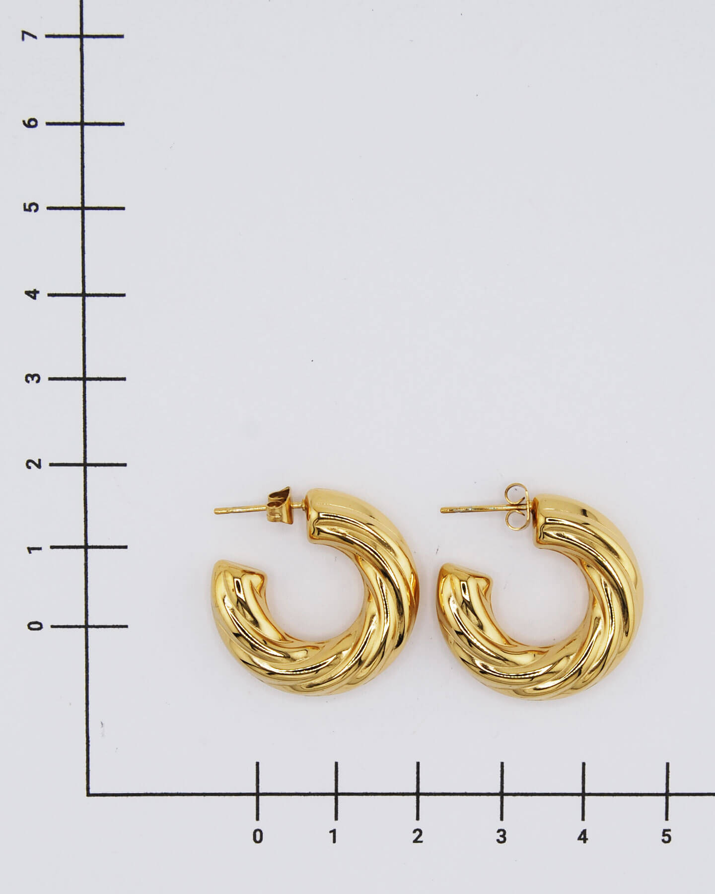 Twisted Creolen Gold