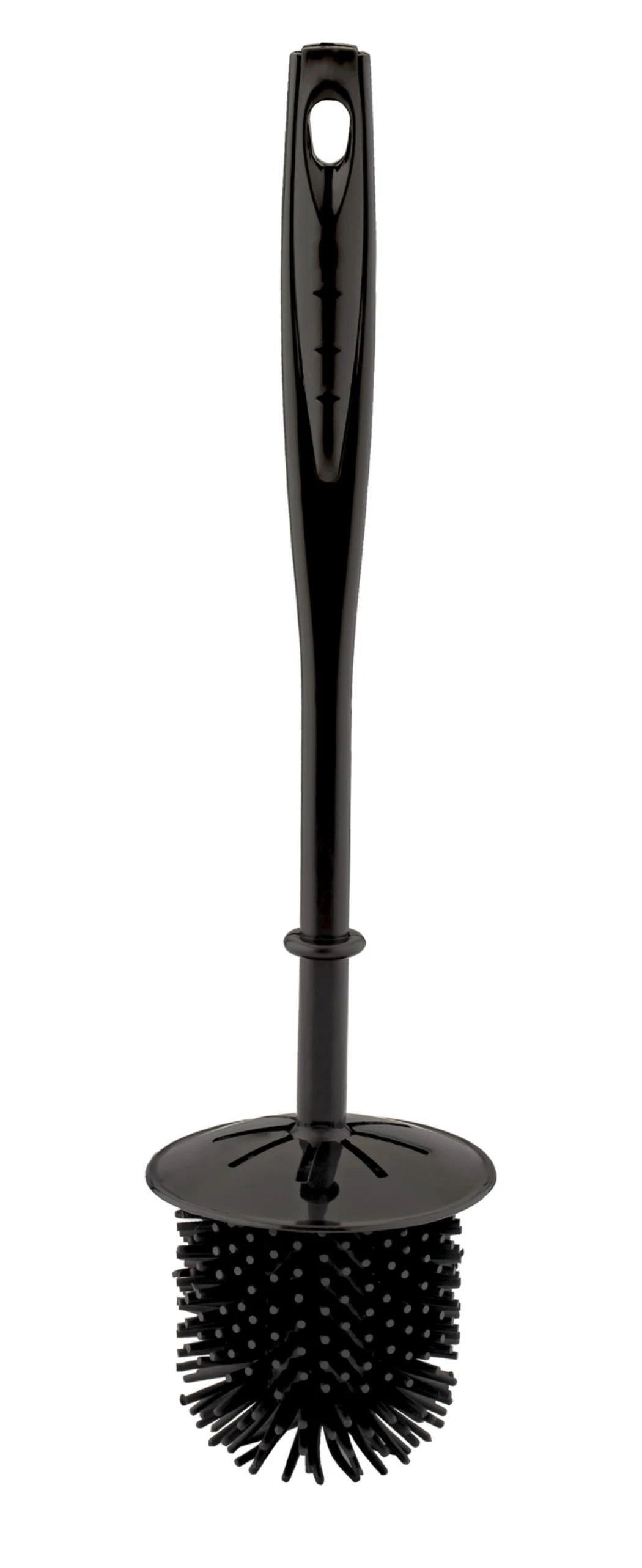 Einfache weiche Toilettenbürste - Schwarz
