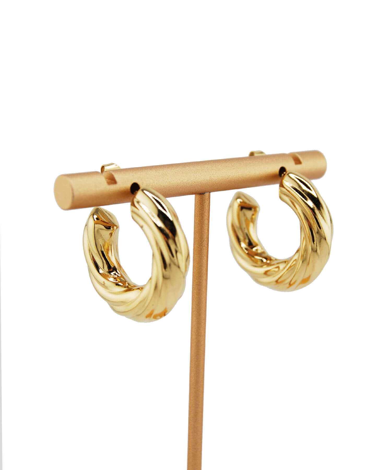 Twisted Creolen Gold