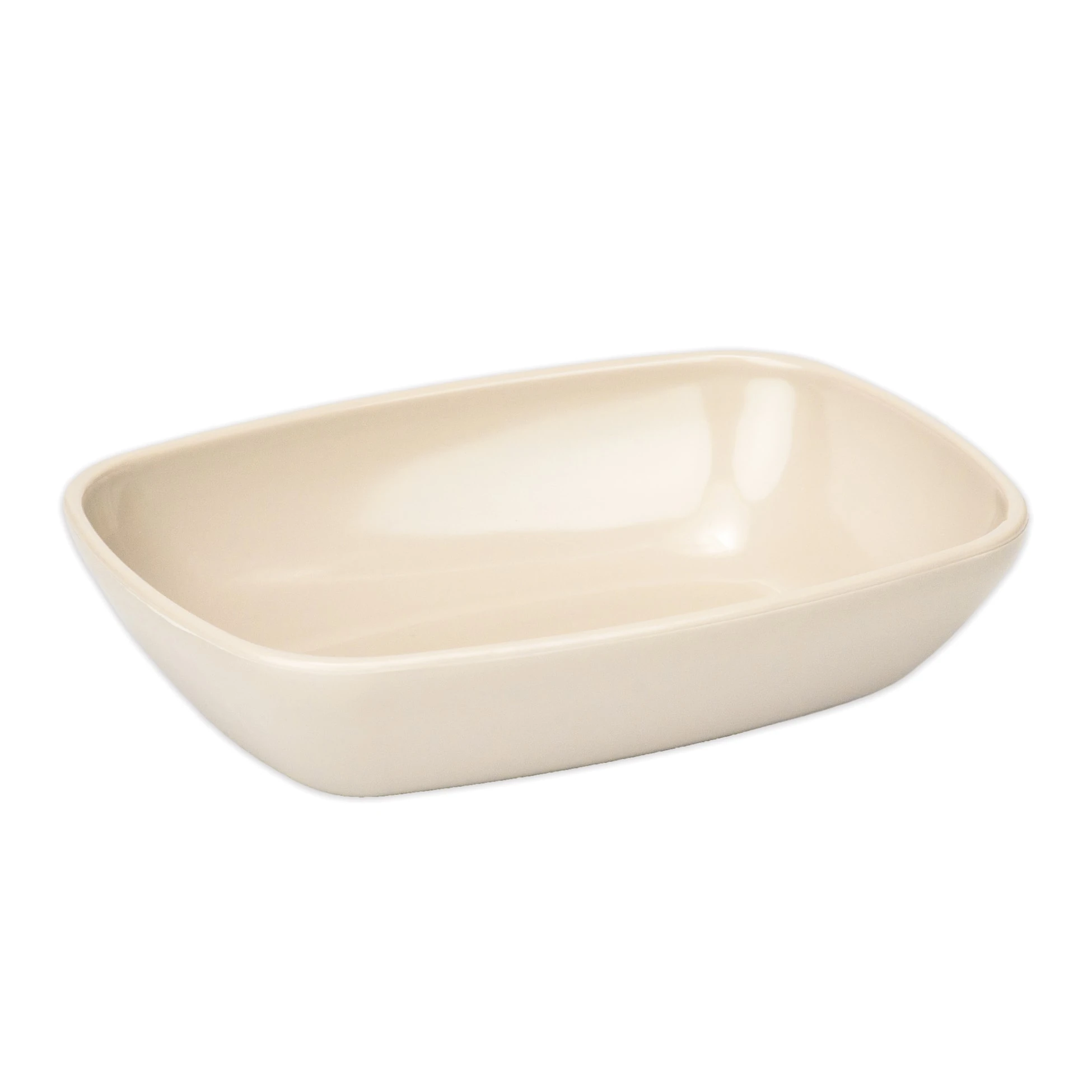 Quadratische Schale, 18 cm - Beige