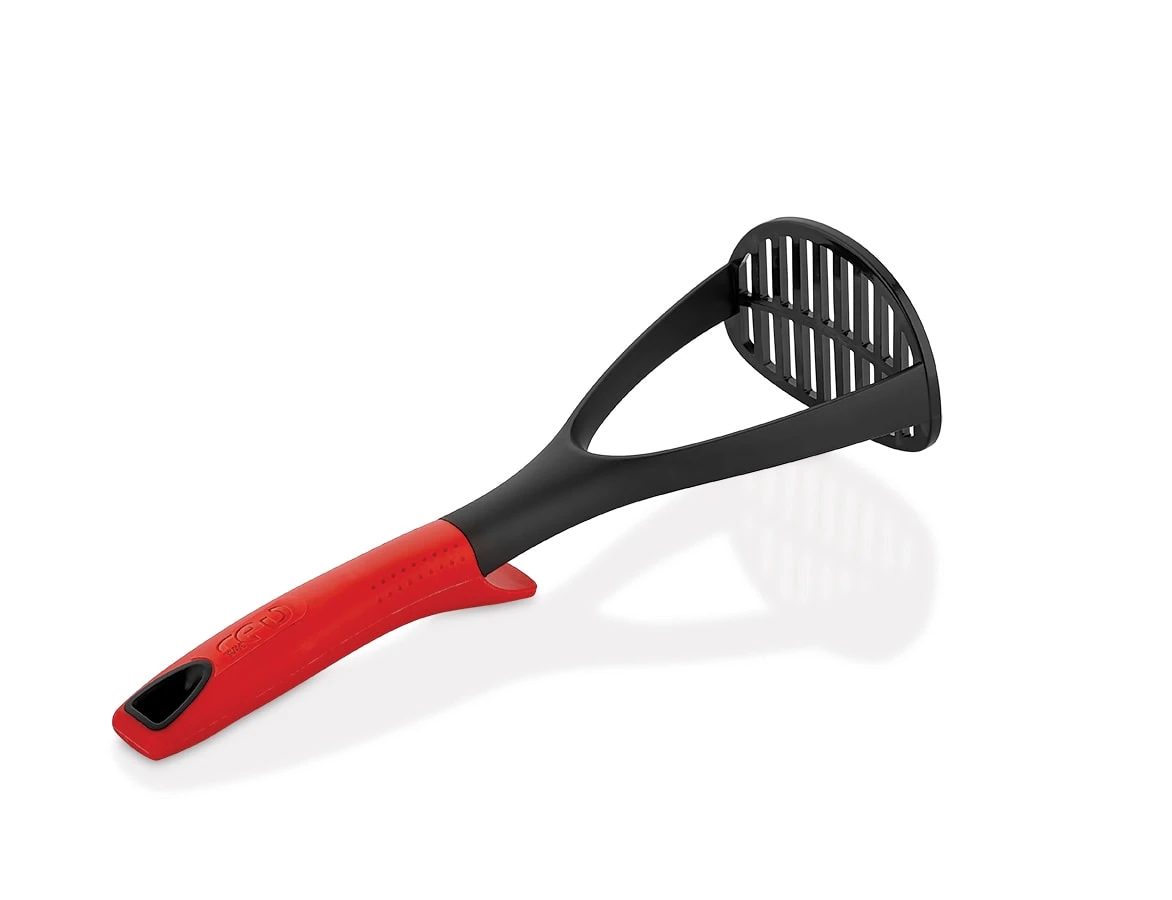 Kartoffelpresse ROT - Schwarz und Rot