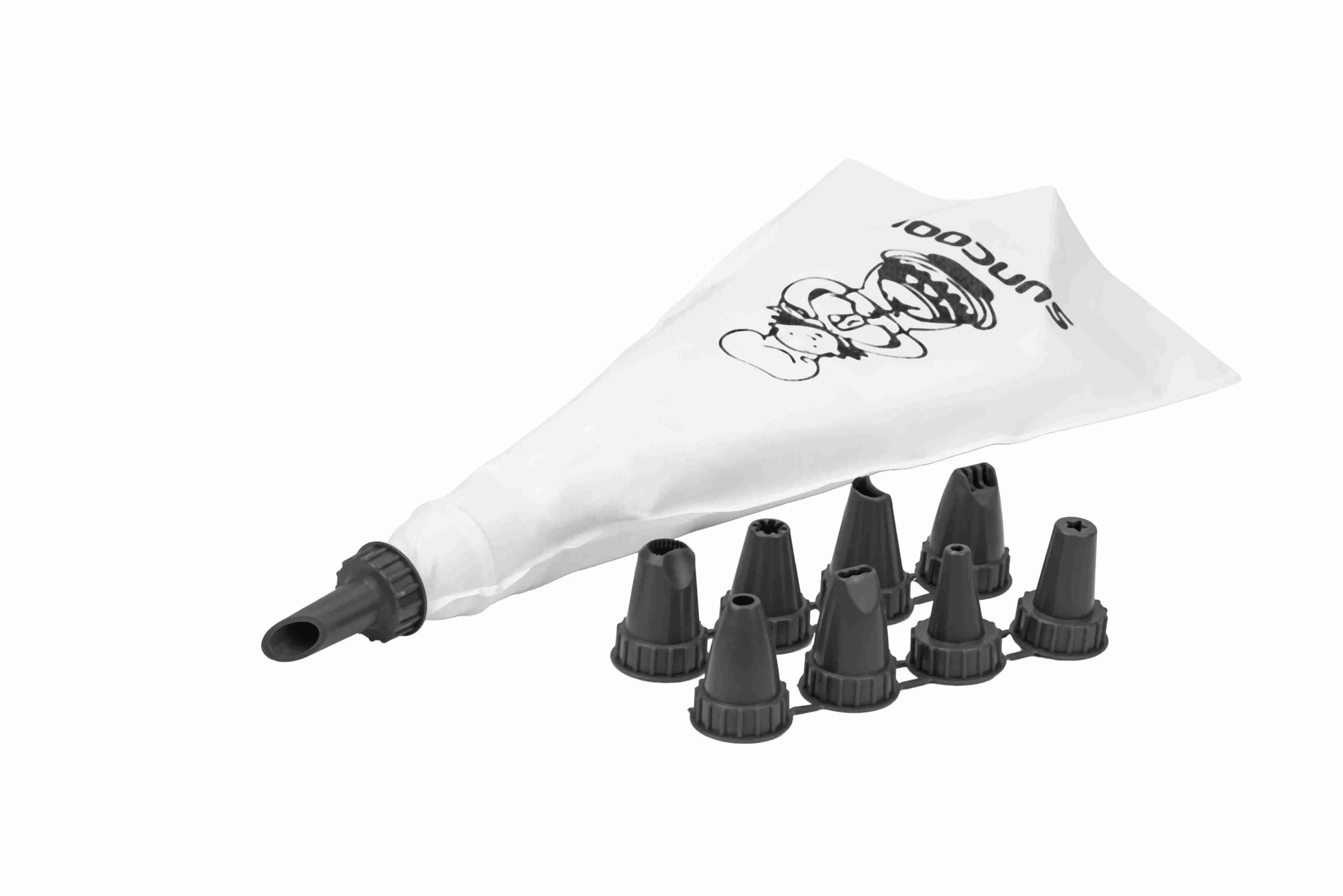 STAR Creme Ornament Tasche - Weiß+Anthrazit