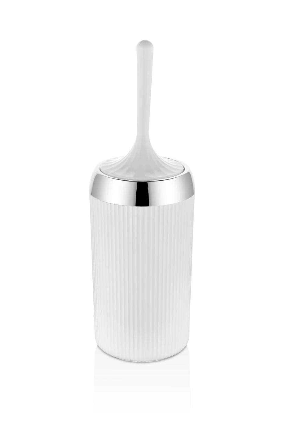 Bürste mit WC-Halter - Weiß