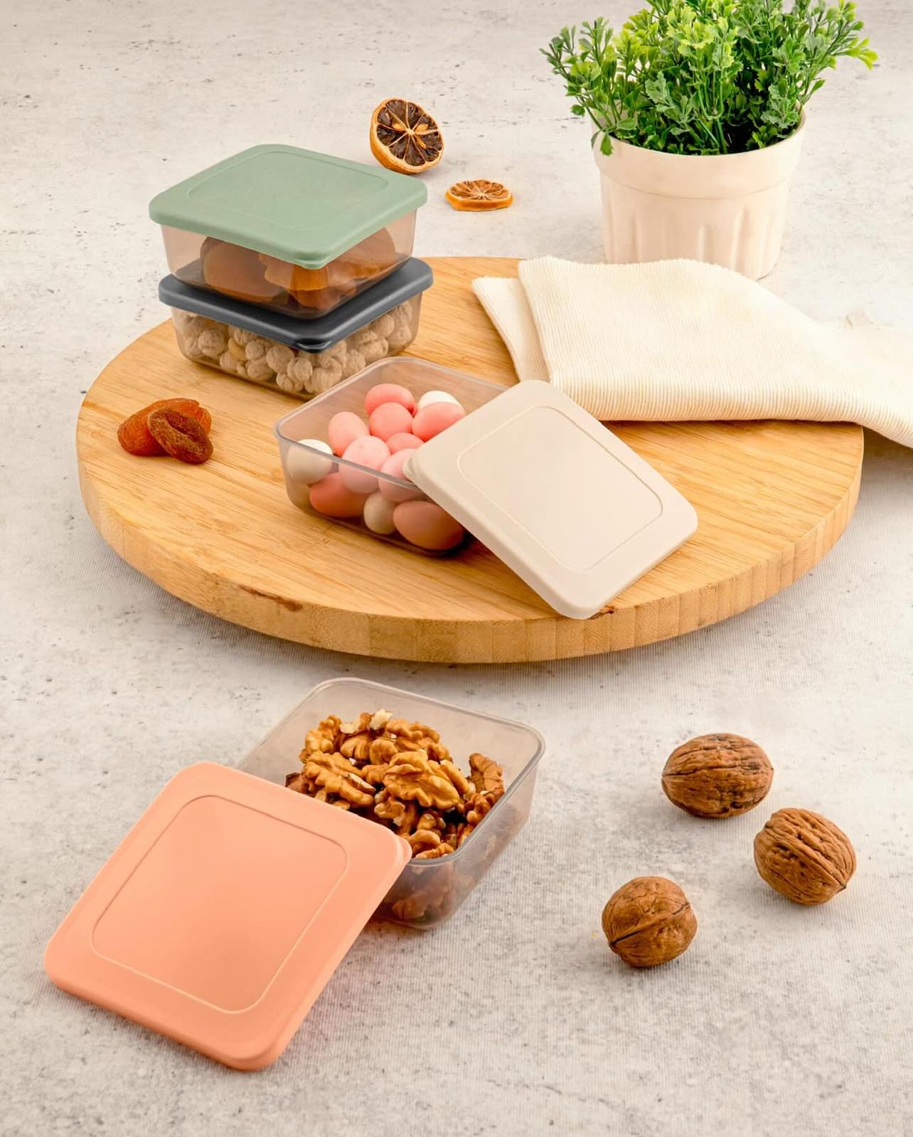 Praktisches Vorratsdosen-Set 300 ml (4 Stück) - Mix