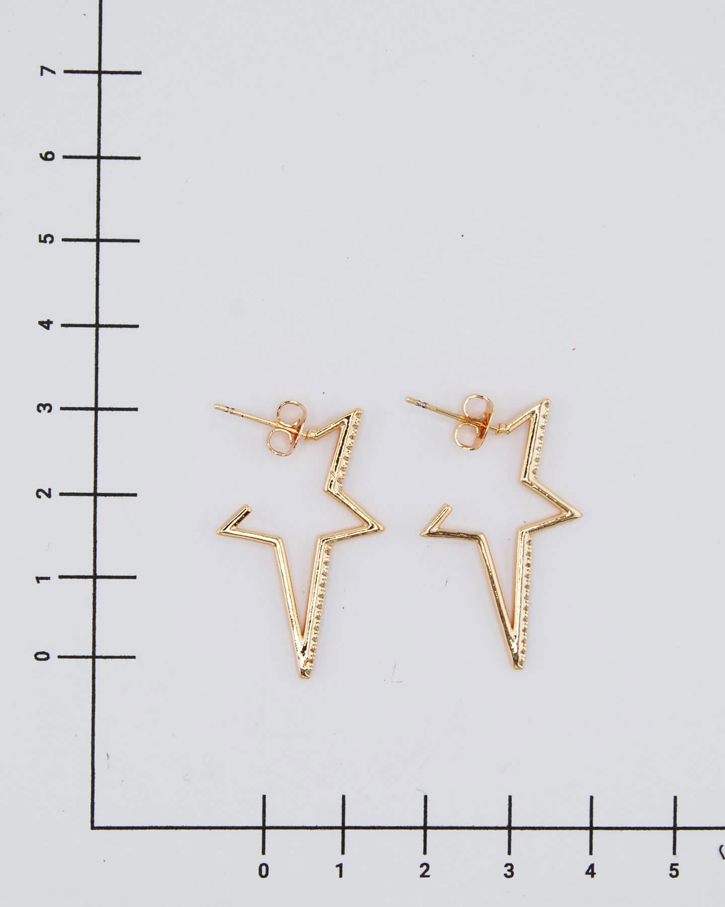 Ohrringe in Sternform