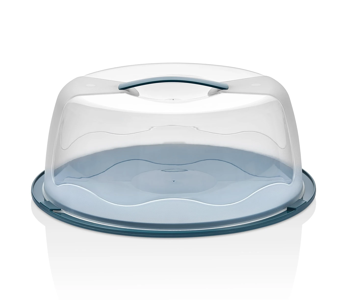 XL STAR Runde Kuchenbehälter - Blau