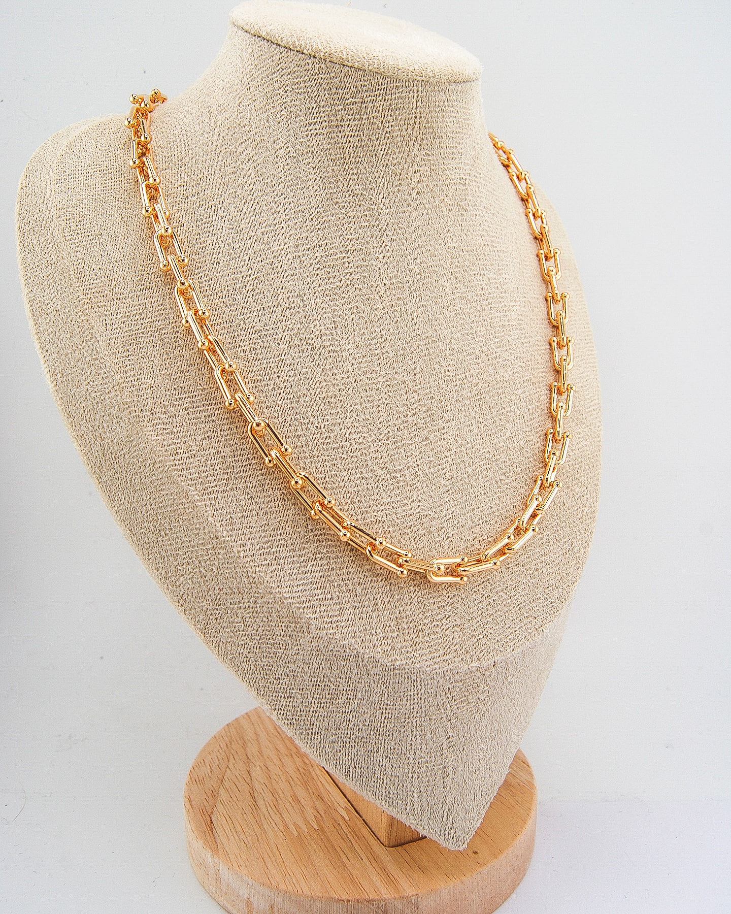 Kurze Gold Halskette für Damen