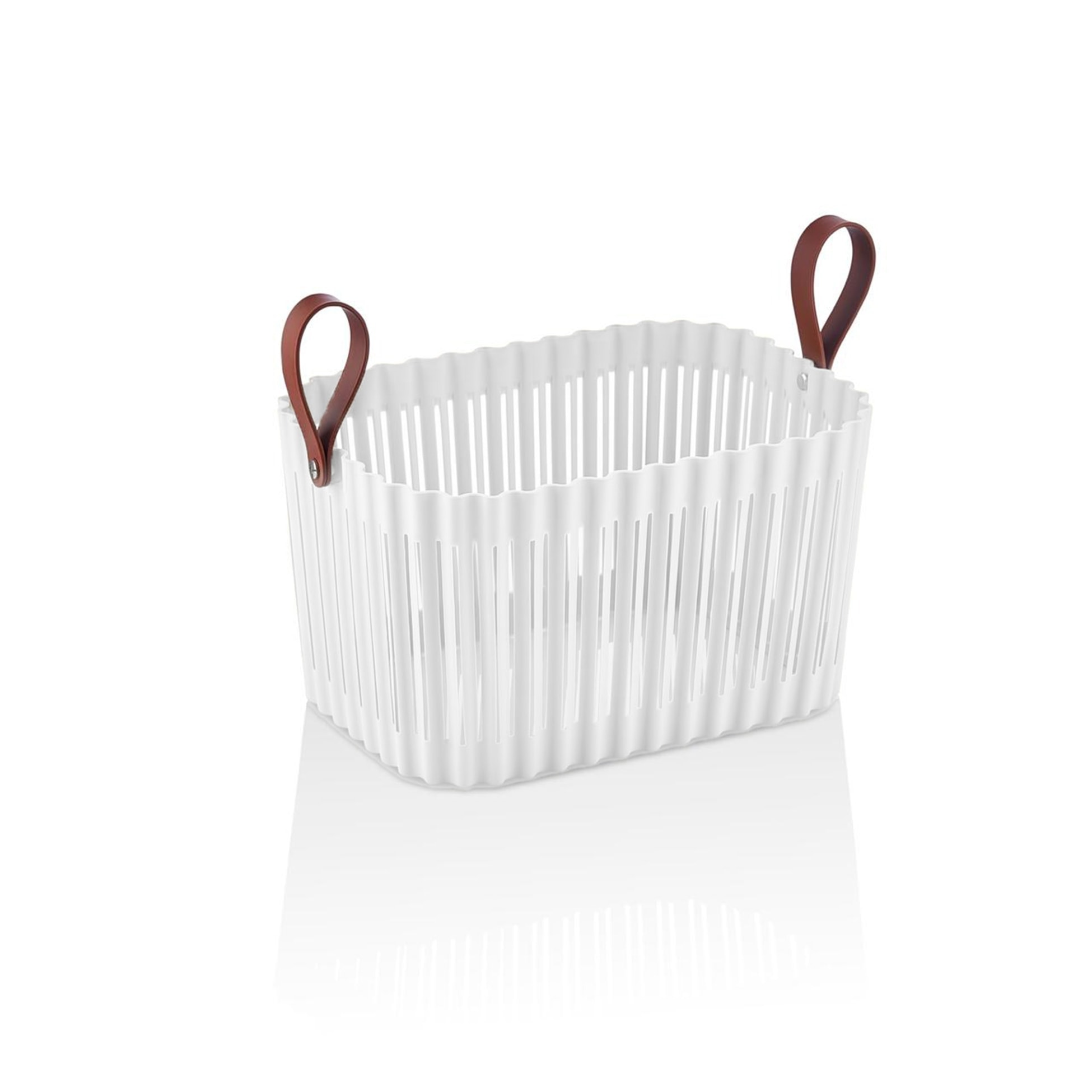 FLEXION Rechteckiger Korb, 5,3 l - Weiß