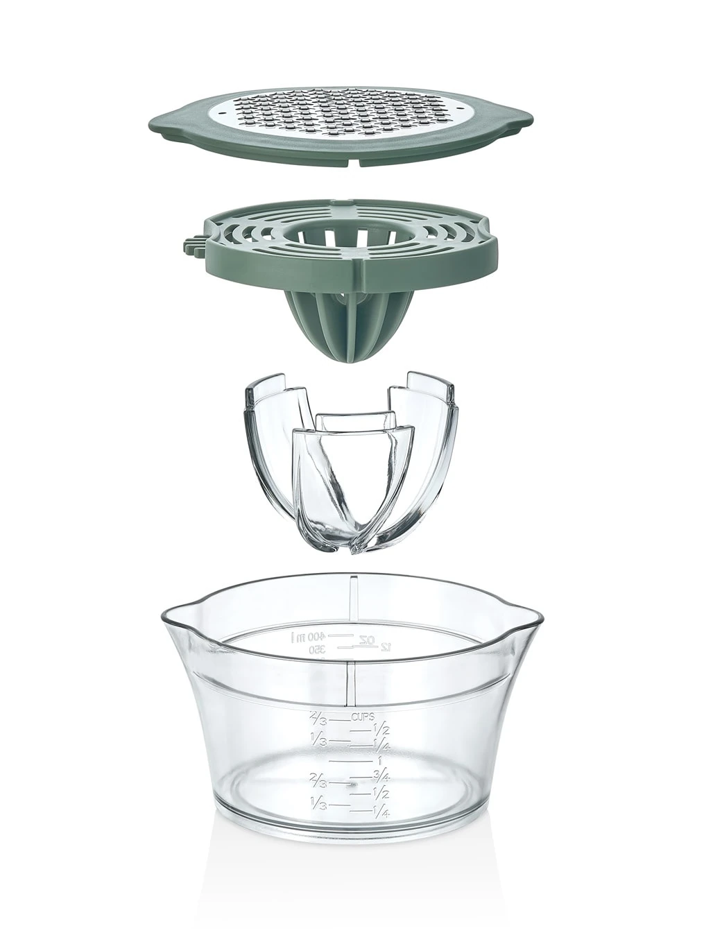 Multi5 Entsafter & Reibe Set - Grün