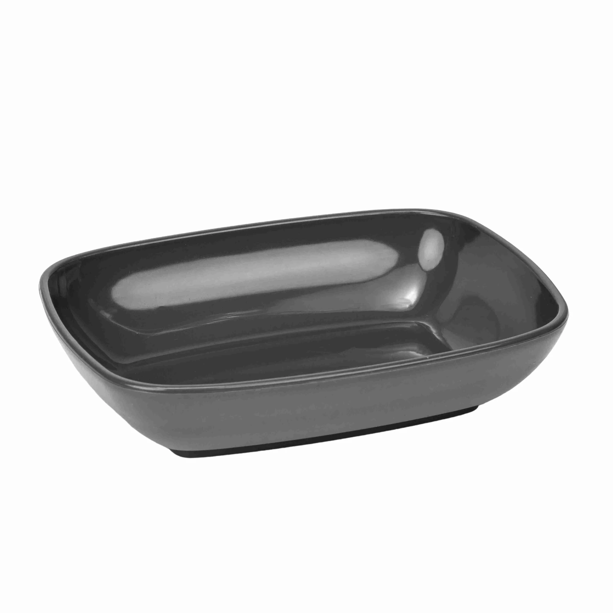 Quadratische Schale, 18 cm - Anthrazit